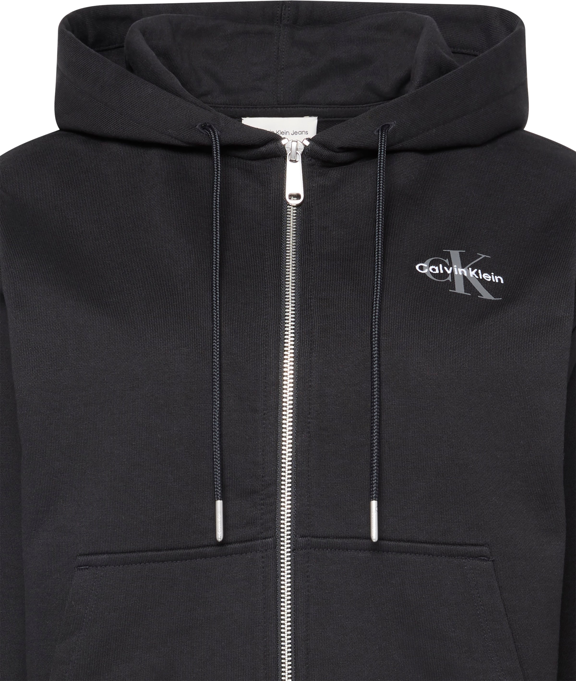 Calvin Klein Jeans Veste sweat »MNLG FRNCH TRRY FZ B« Mit Rundhalsausschnitt