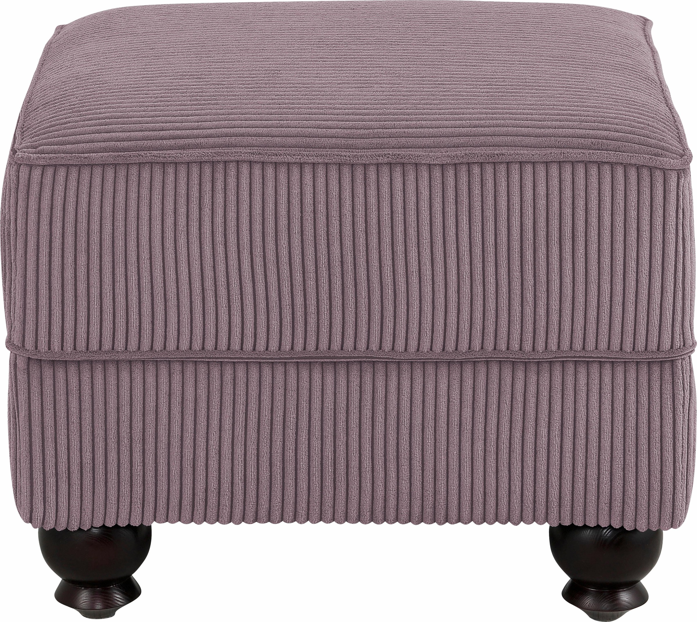 Home affaire Tabouret »King Henry B/T 59/59cm, Cord, bequem« avec ressorts