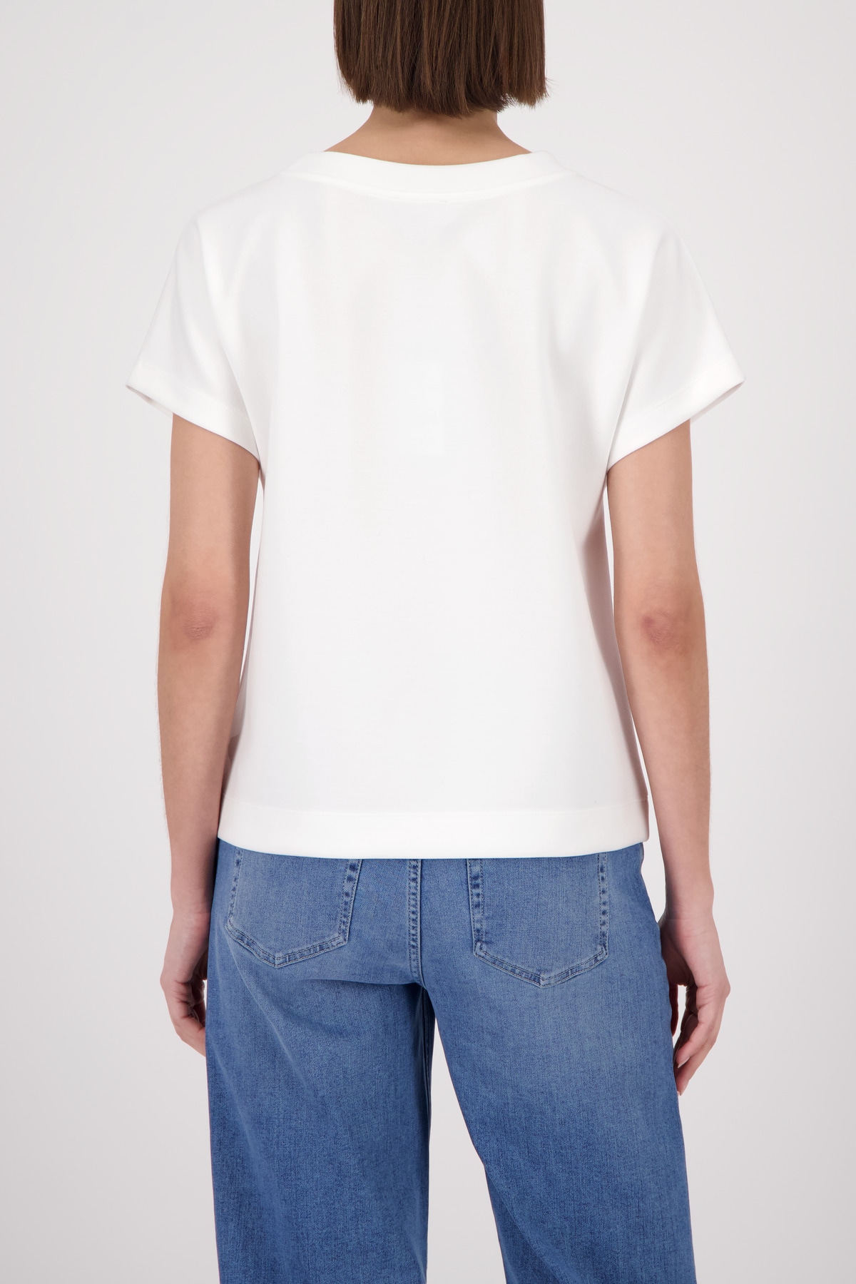 Monari Sweatshirt »Sweatshirt Basic Kette«, mit aufgesetzter Schmucktasche
