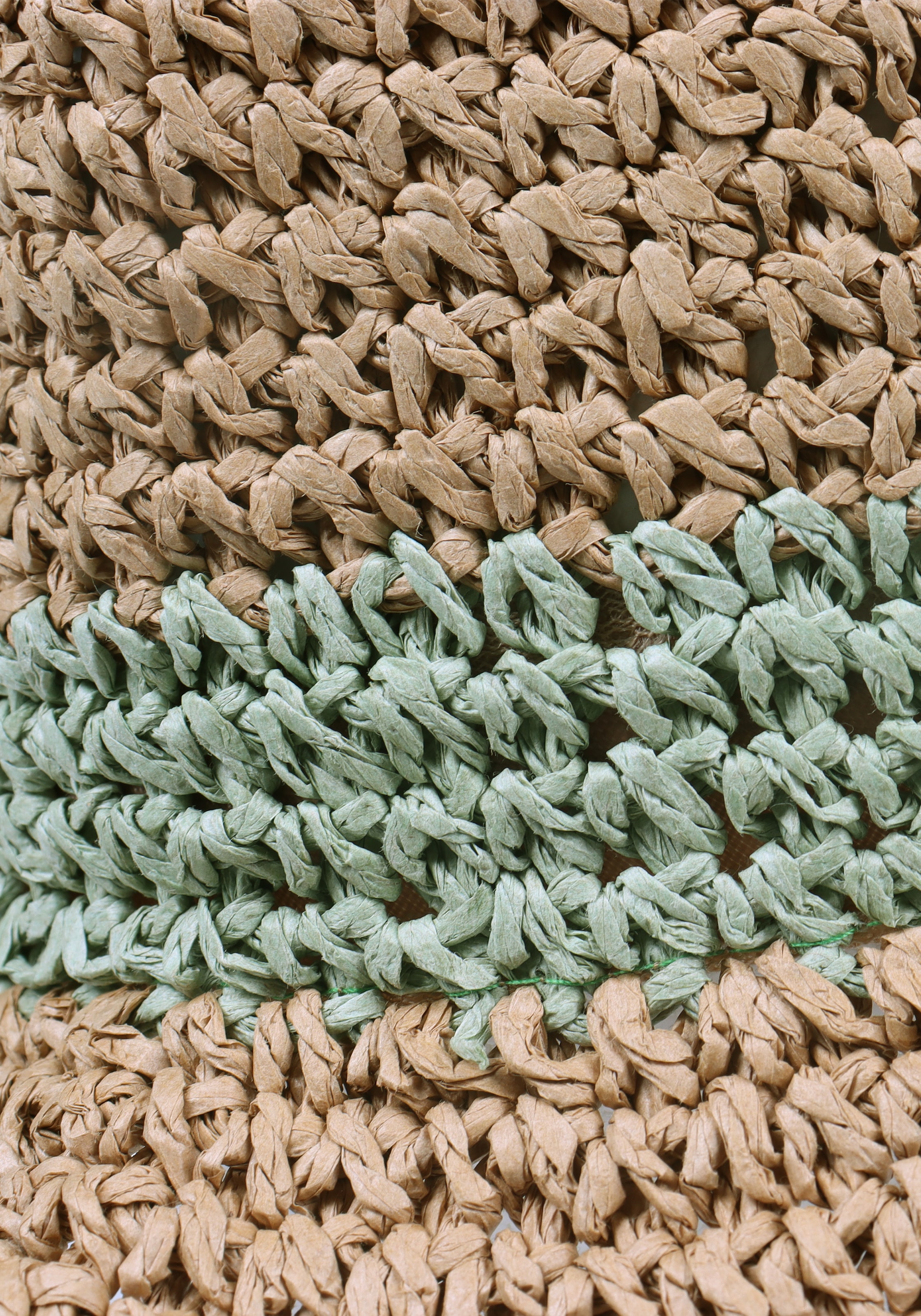 Capelli New York Strohhut mit zweifarbiger Optik