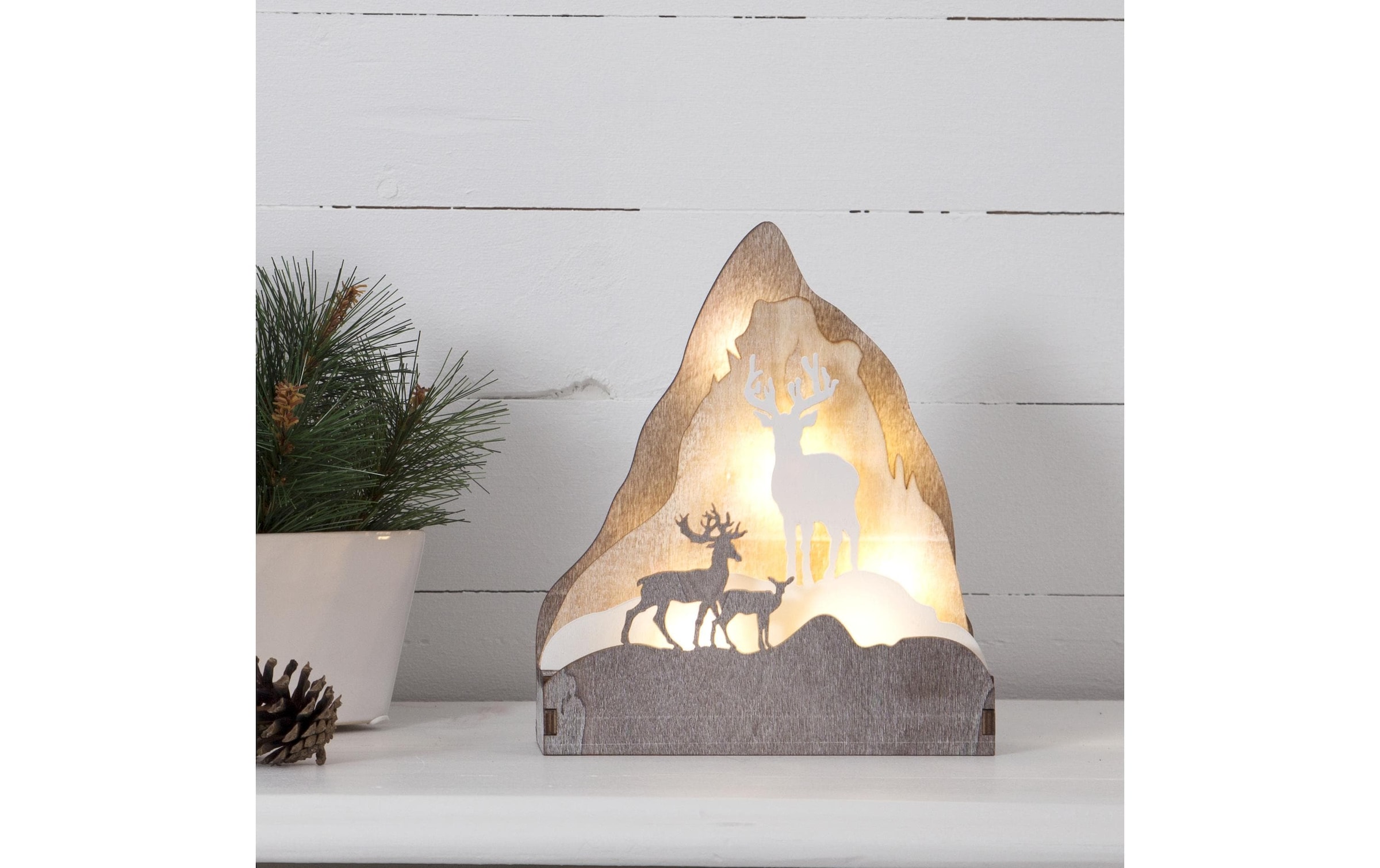 Parforce Traditional Hunting LED Dekofigur »Trading Tischdeko Gebirge Faun«