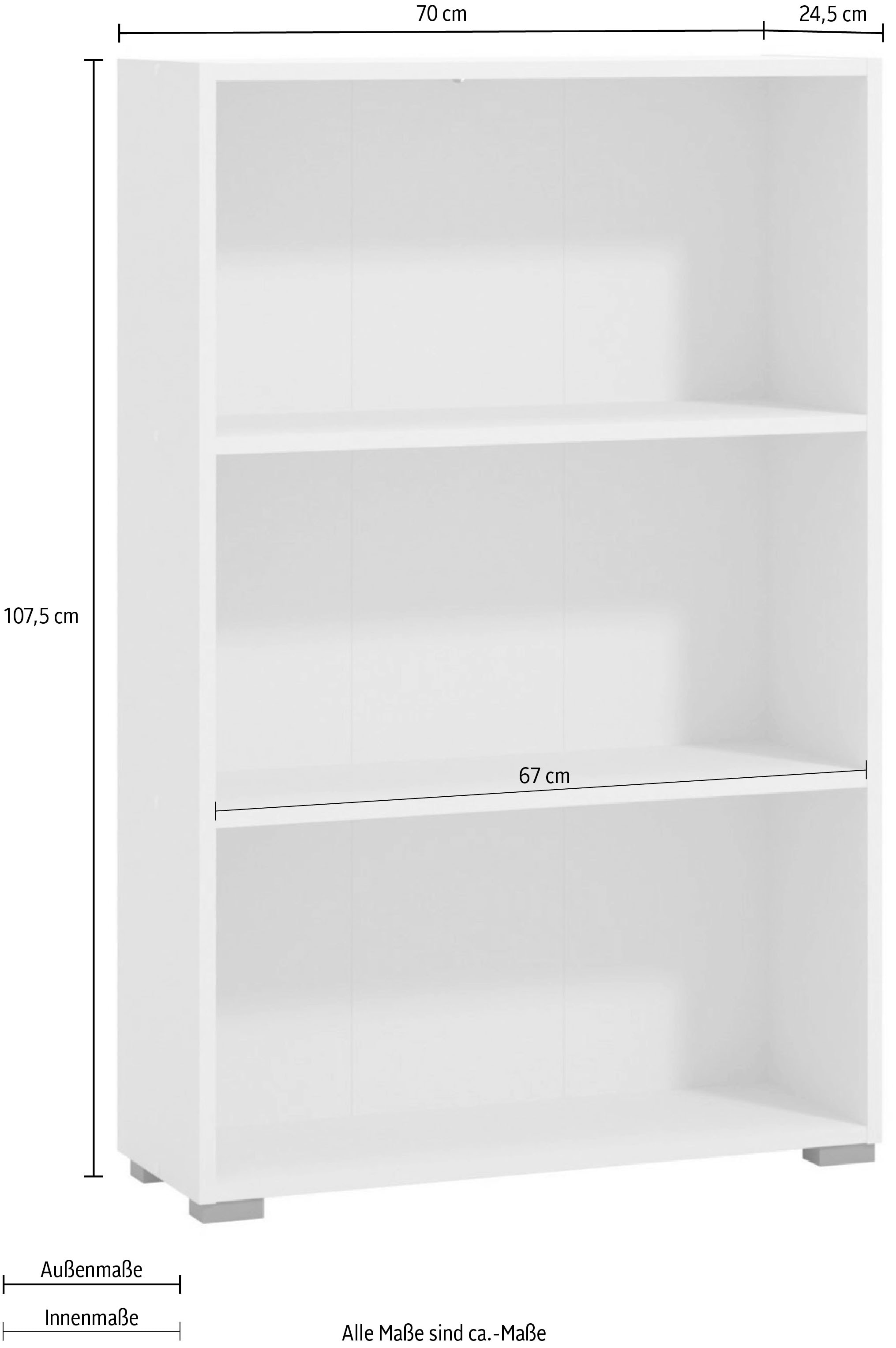 INOSIGN Étagère à dossiers »Tomar« Bücherregal für ein aufgeräumtes Home Office