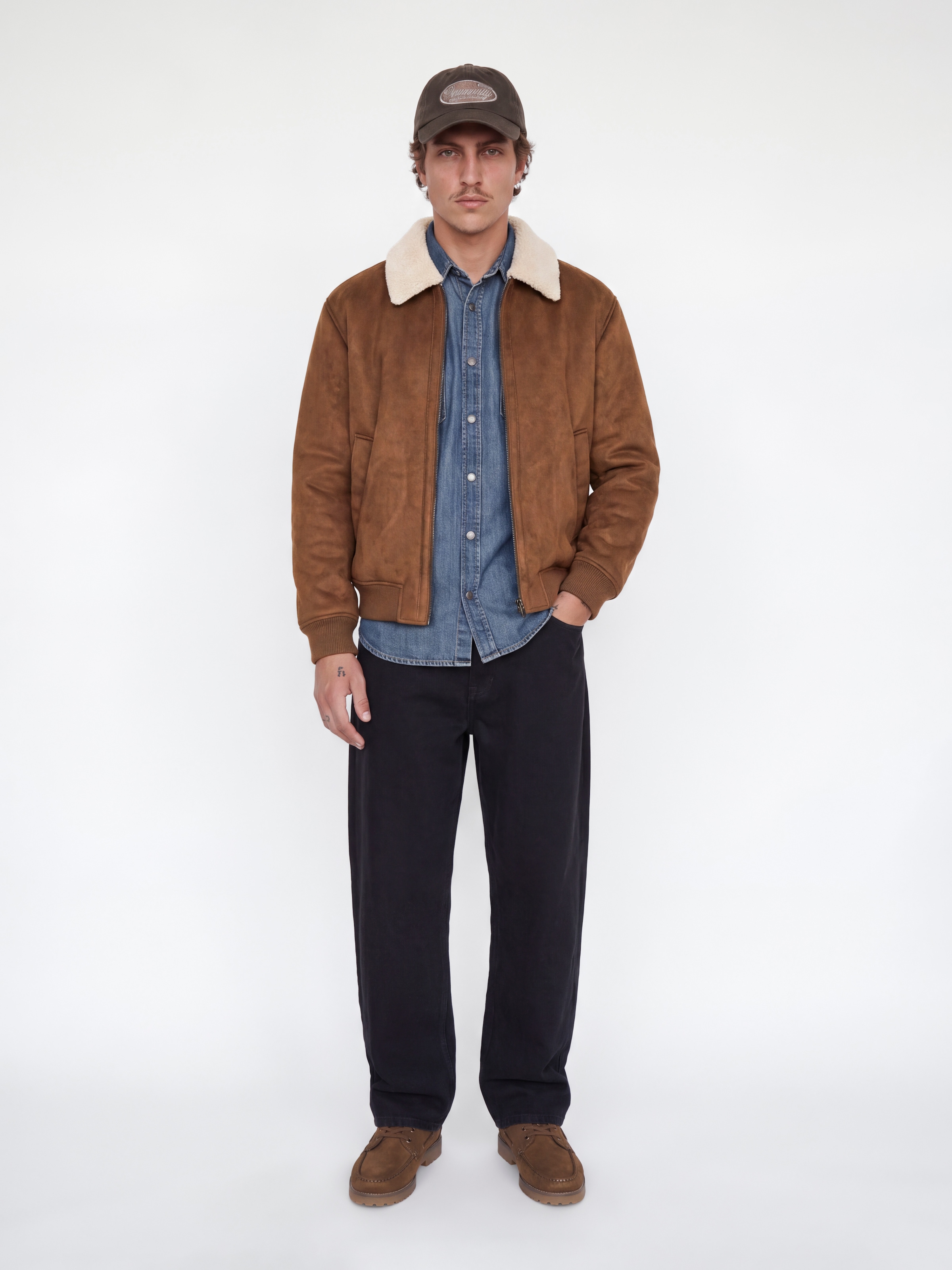 Jack & Jones Veste bomber »JPRCCLUKE BOMBER JACKET SN« sans capuche Kunstfaser, regular fit