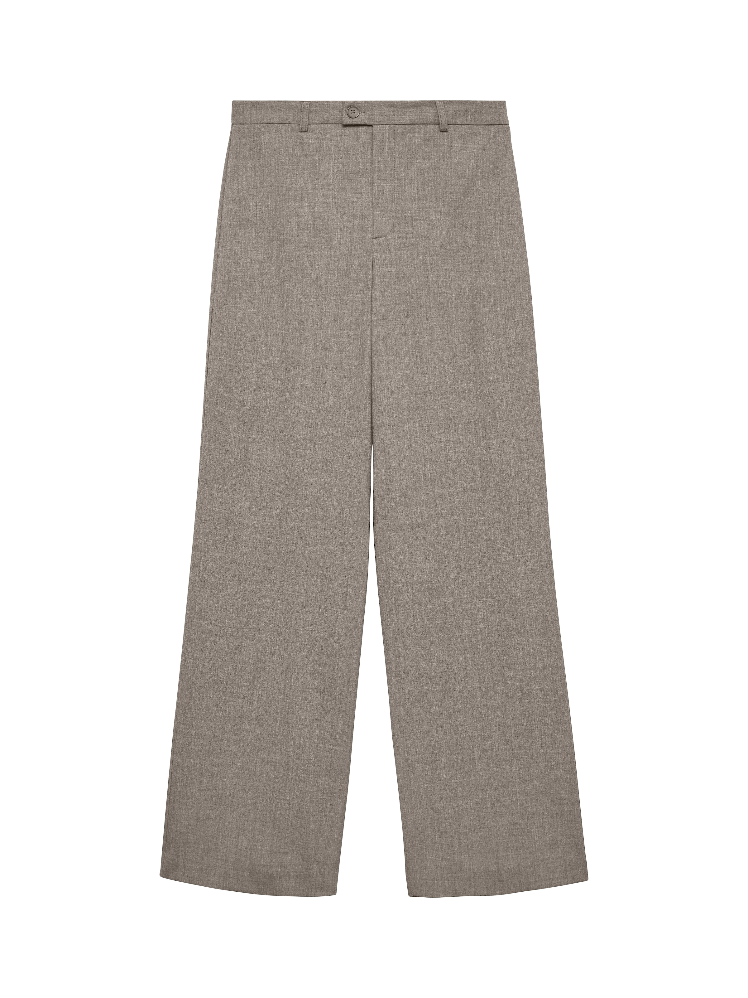 Vero Moda Pantalon de costume »VMTEXAS MW STRAIGHT PANT NOOS«  mélange de matériaux