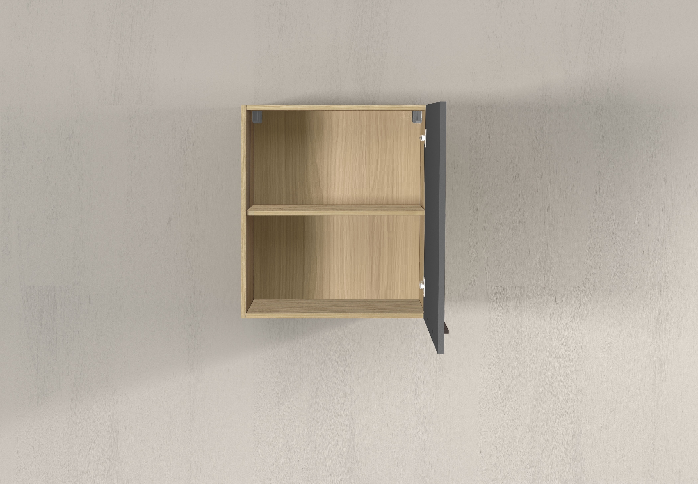 KOCHSTATION Armoire suspendue »Luna, Oberschrank,  Küchenhängeschrank, Made in Italy« B/T/H: 60×35×71 cm, zusätzlicher Stauraum über der Arbeitsfläche