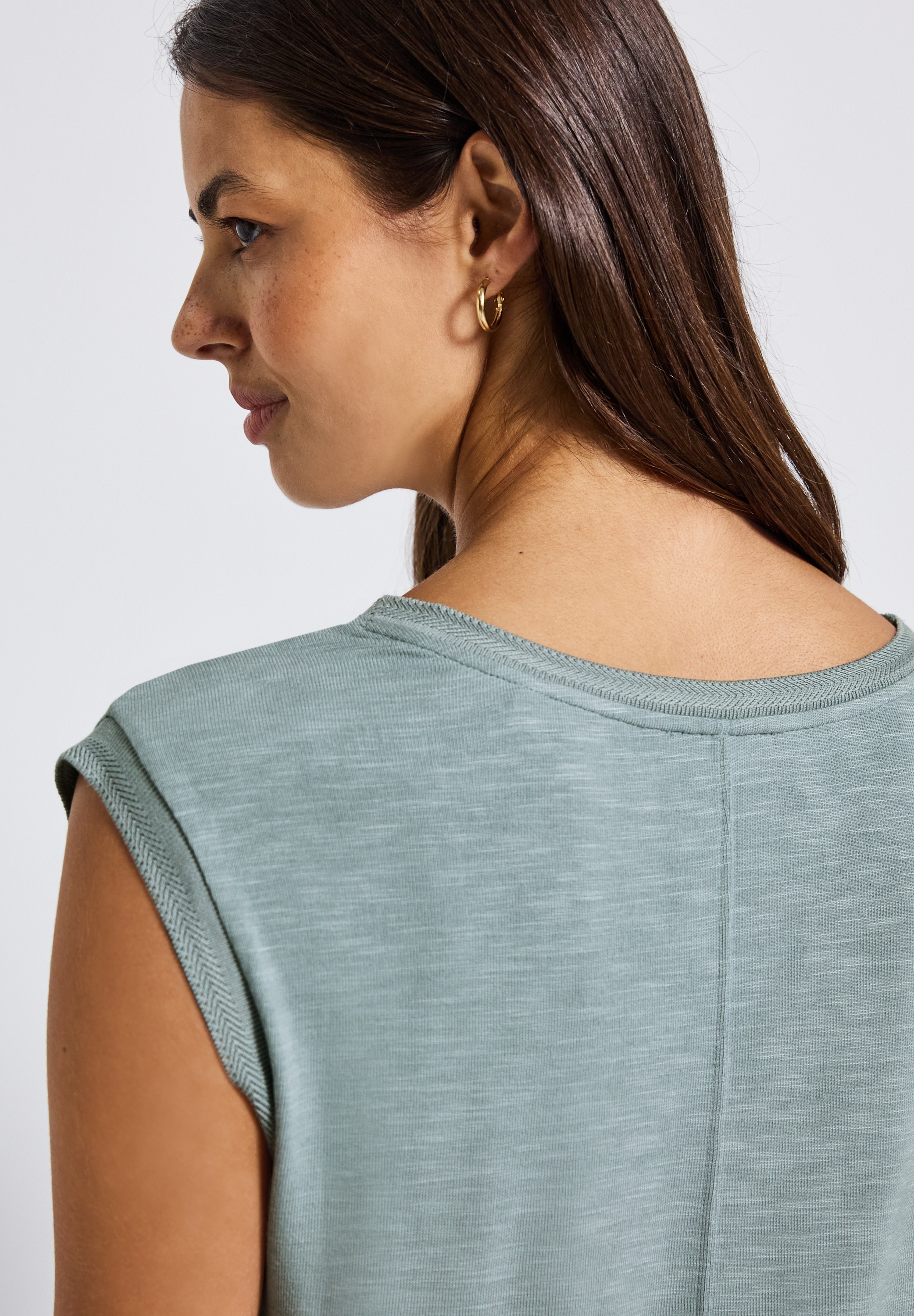 STREET ONE Haut de chemise , mit Dekotapes
