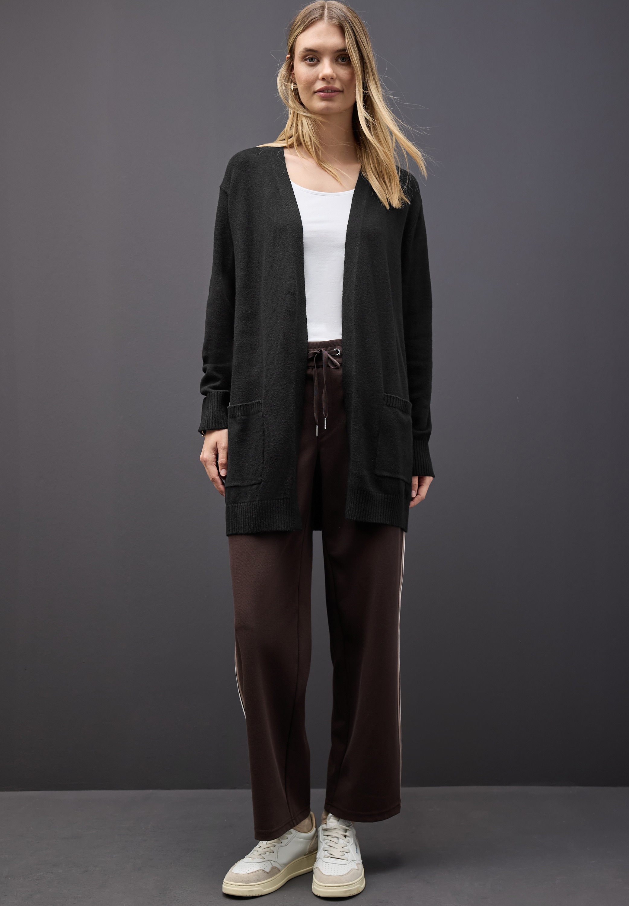 STREET ONE Cardigan ohne Verschluss, offen