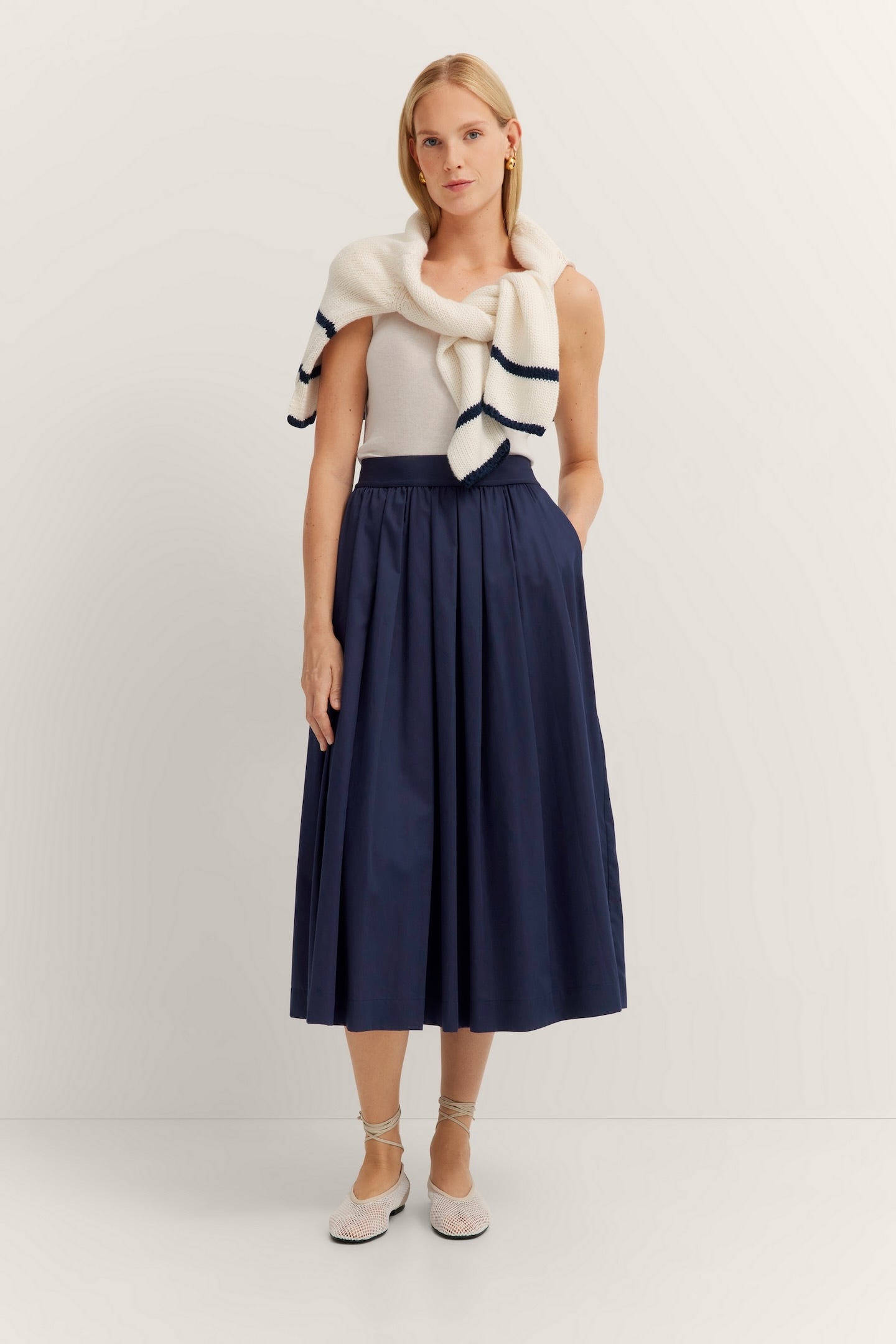 bugatti Plisseerock mit elastischem Bund