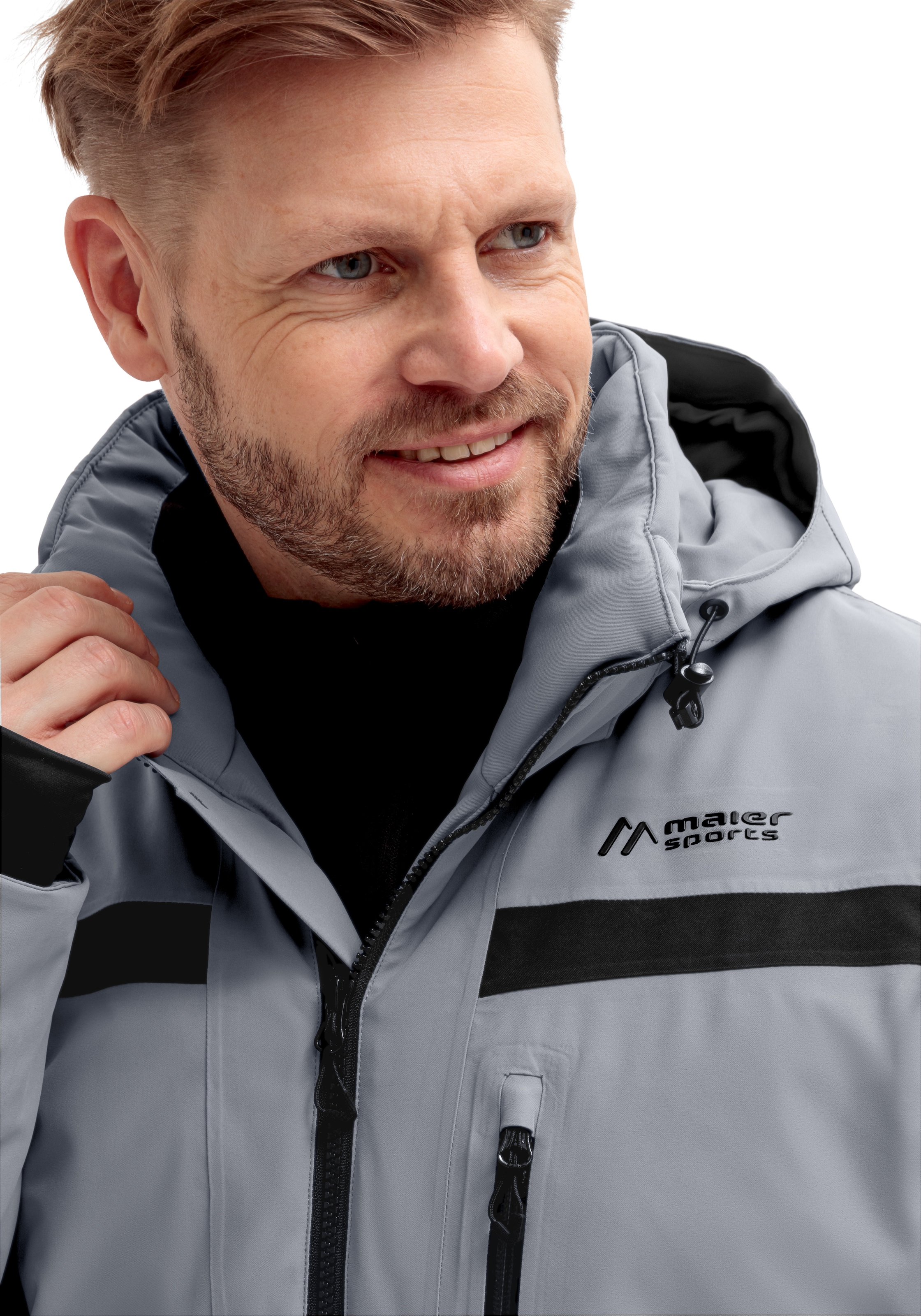 Maier Sports Skijacke »Lanciano M« Herren Winterjacke wattiert u. wasserdicht