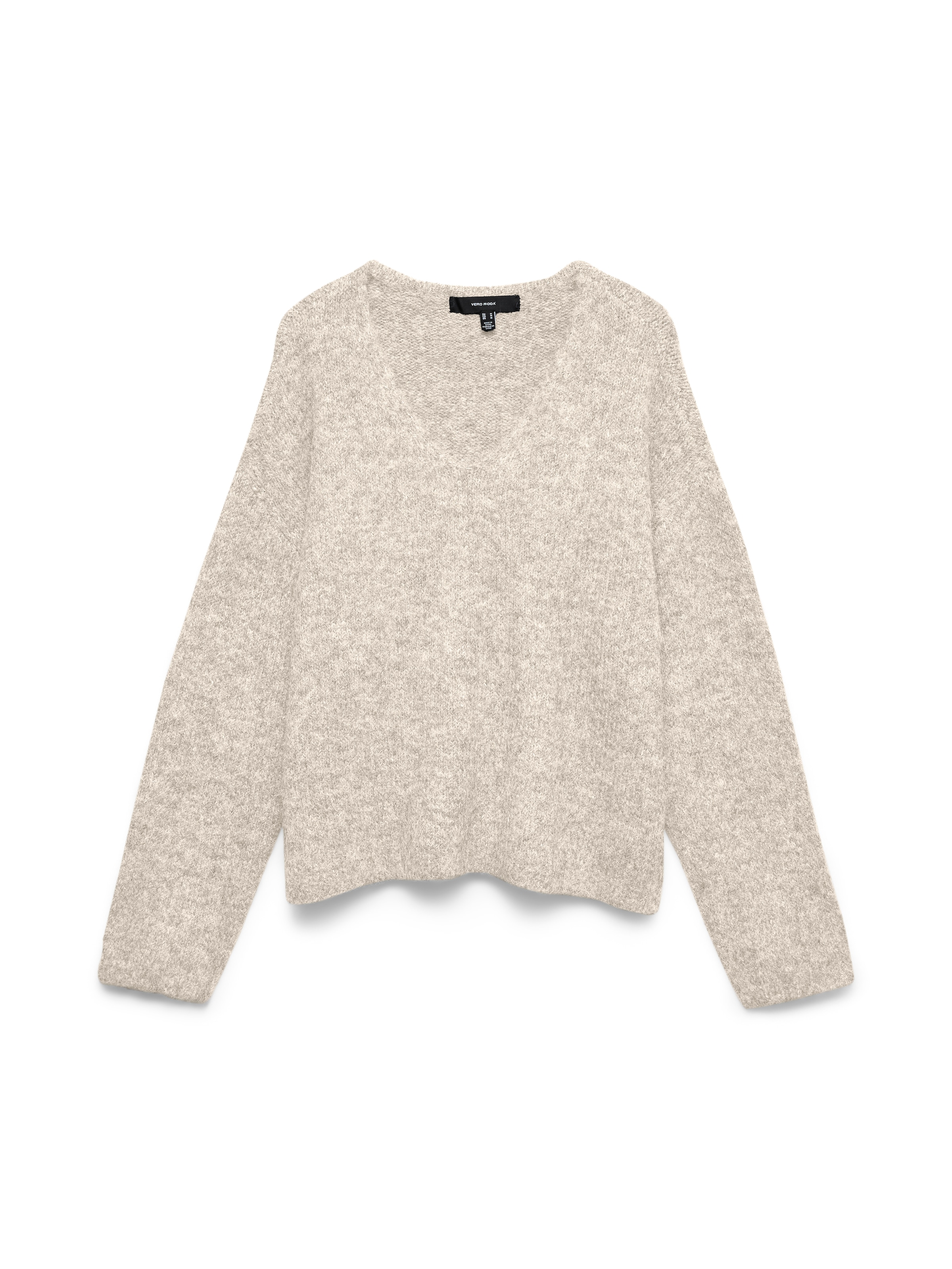 Vero Moda Pull en tricot »VMBERRY LS V-NECK PULLOVER NOOS« Materialmix