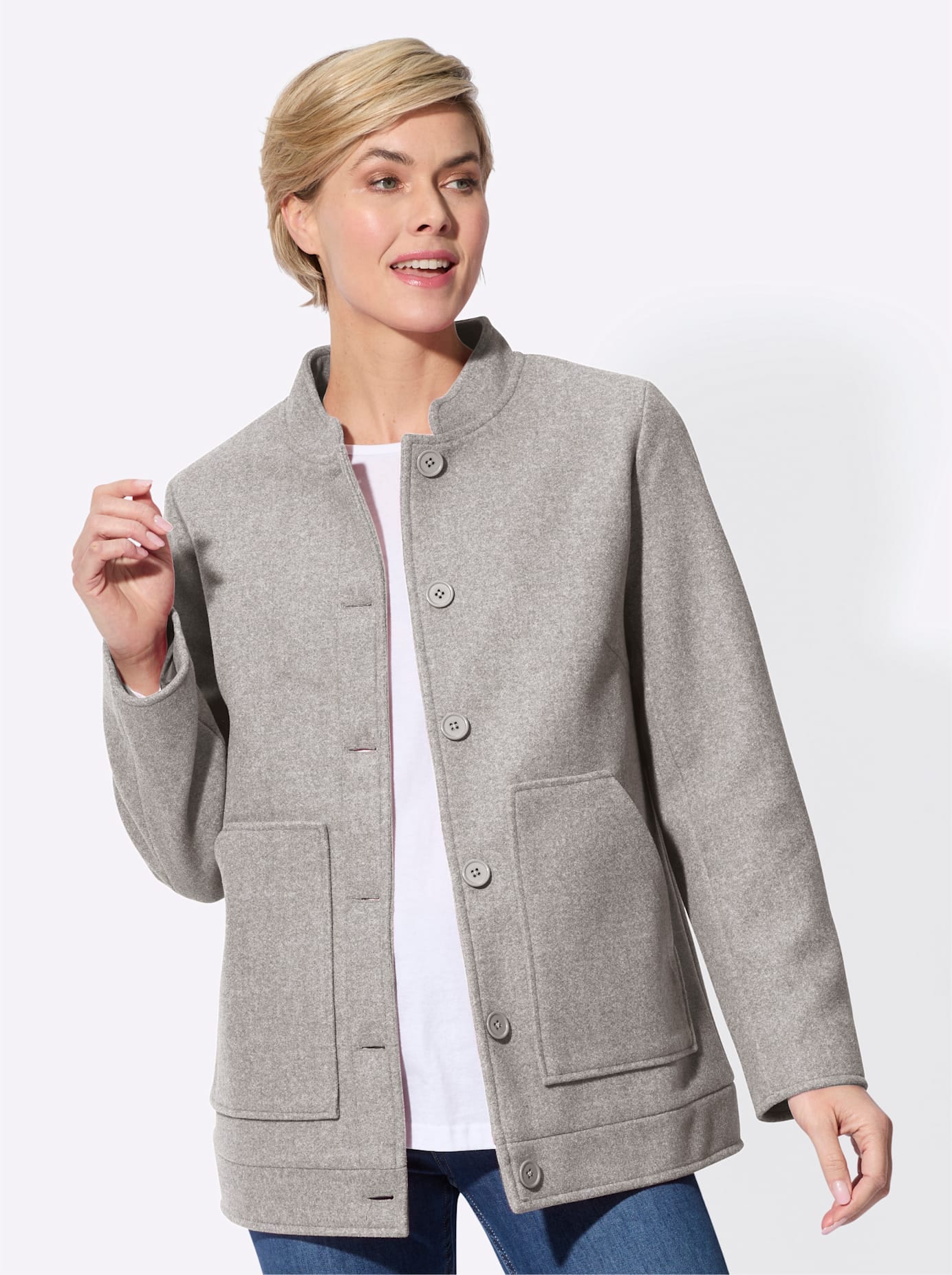Classic Basics Walkjacke ohne Kapuze