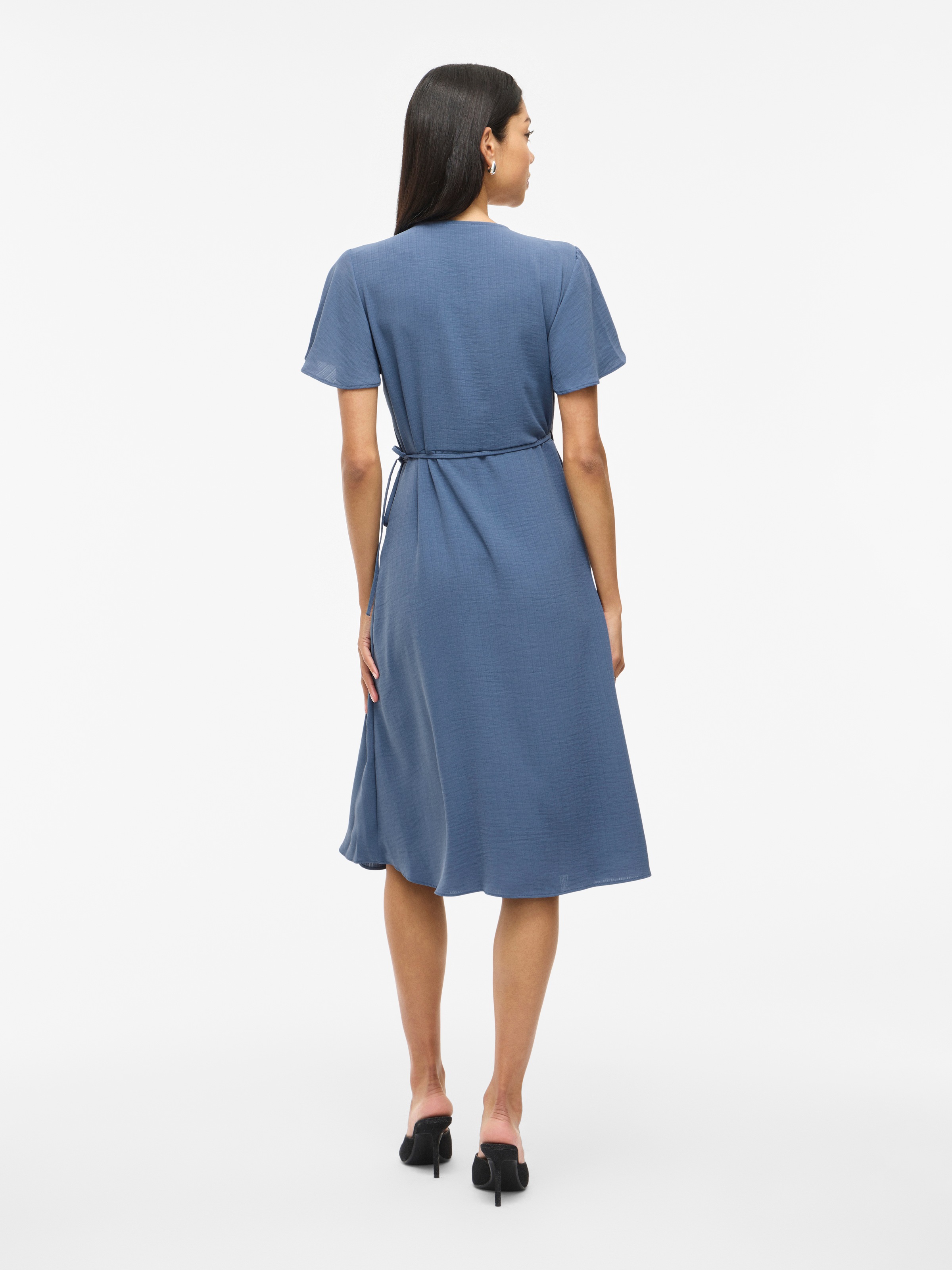 Vila Wickelkleid »VILOVIE S/S WRAP MIDI DRESS - NOOS« Sommerkleid,