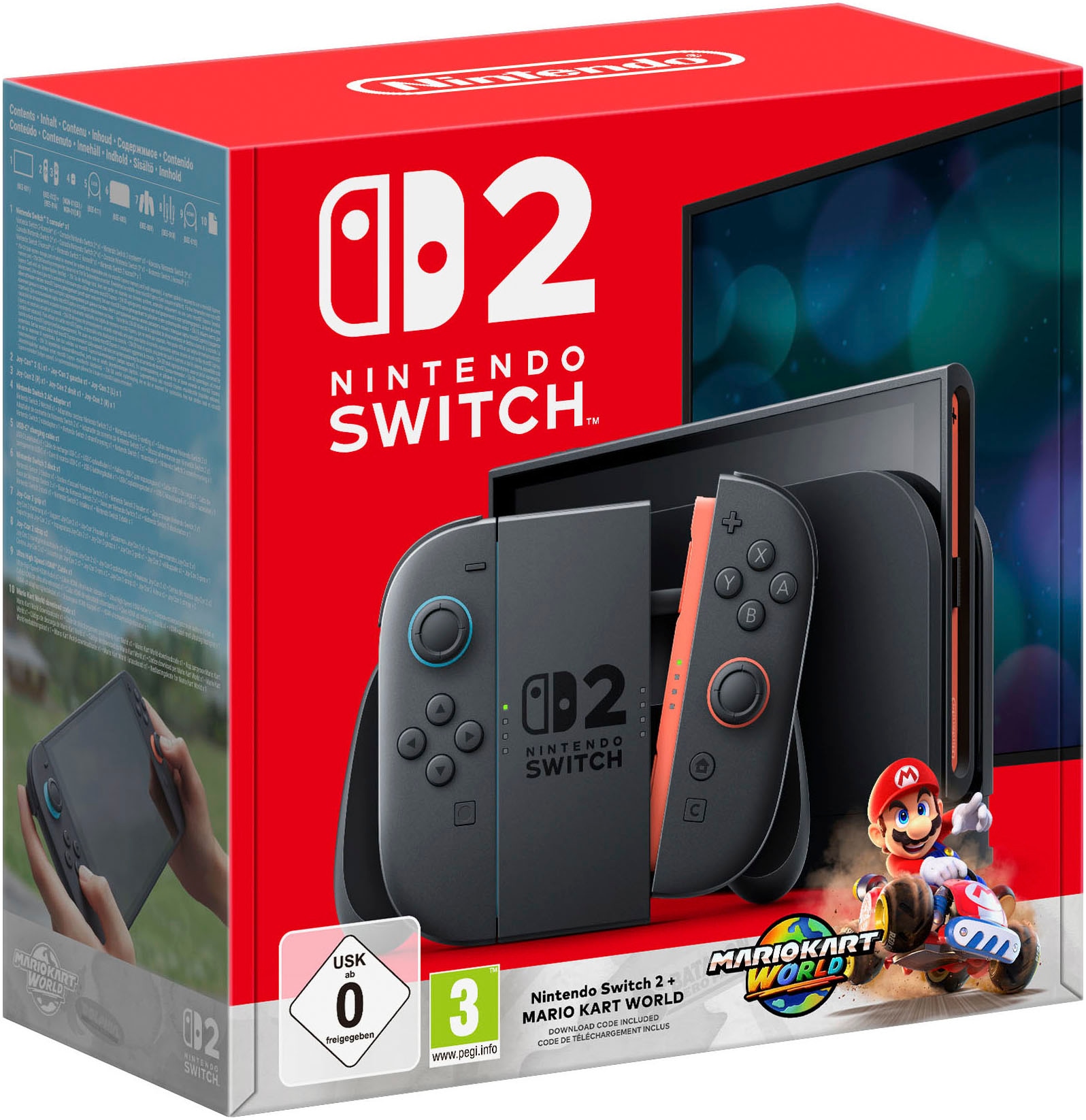 Nintendo Switch 2 Spielekonsole »Switch 2 (Mario Kart World Bundle) + Mario Party Jamboree + Kamera« 256 GB Switch 2 (Mario Kart World Bundle) + Mario Party Jamboree + Kamera