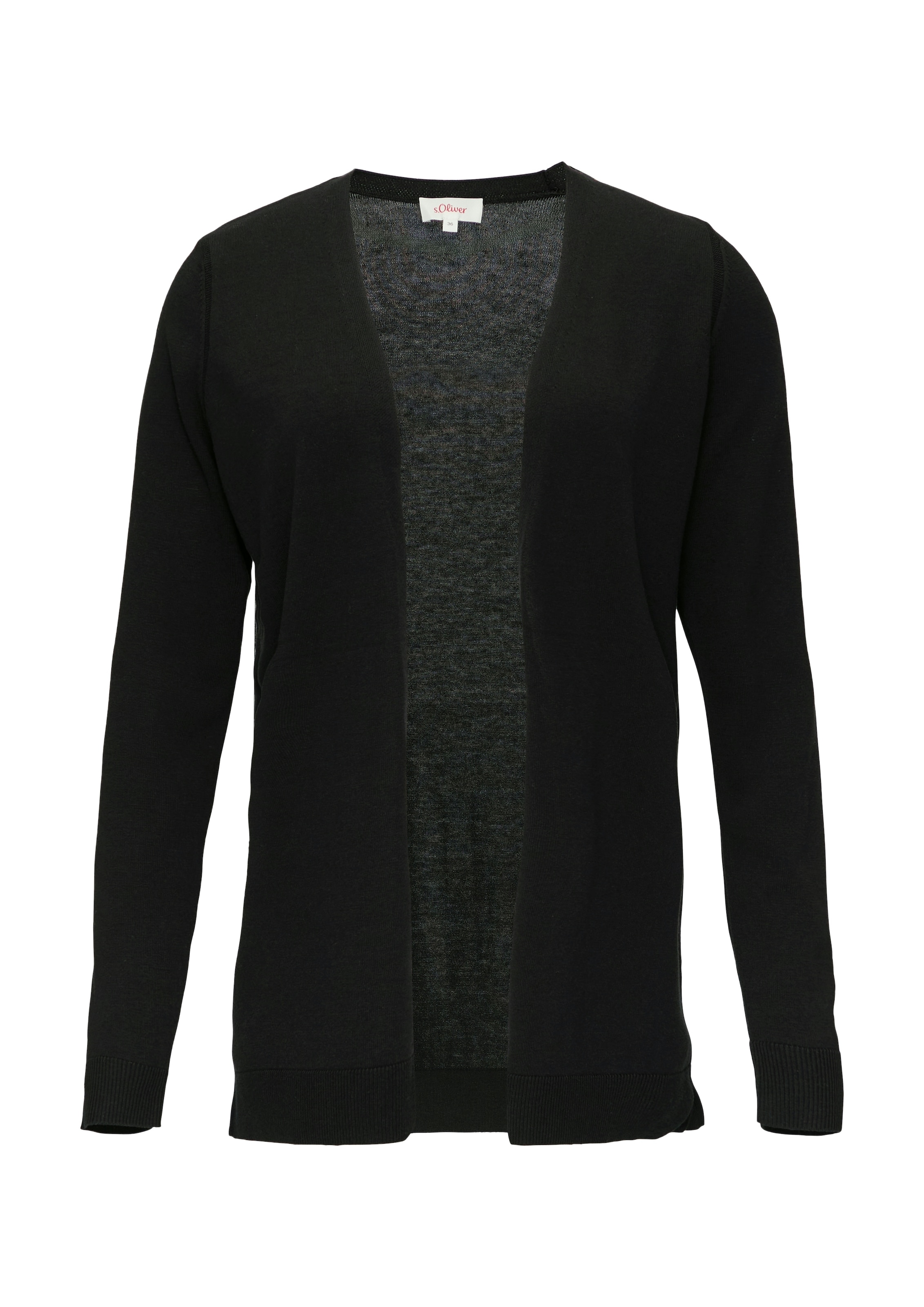 s.Oliver Veste en tricot maille fine sans fermeture