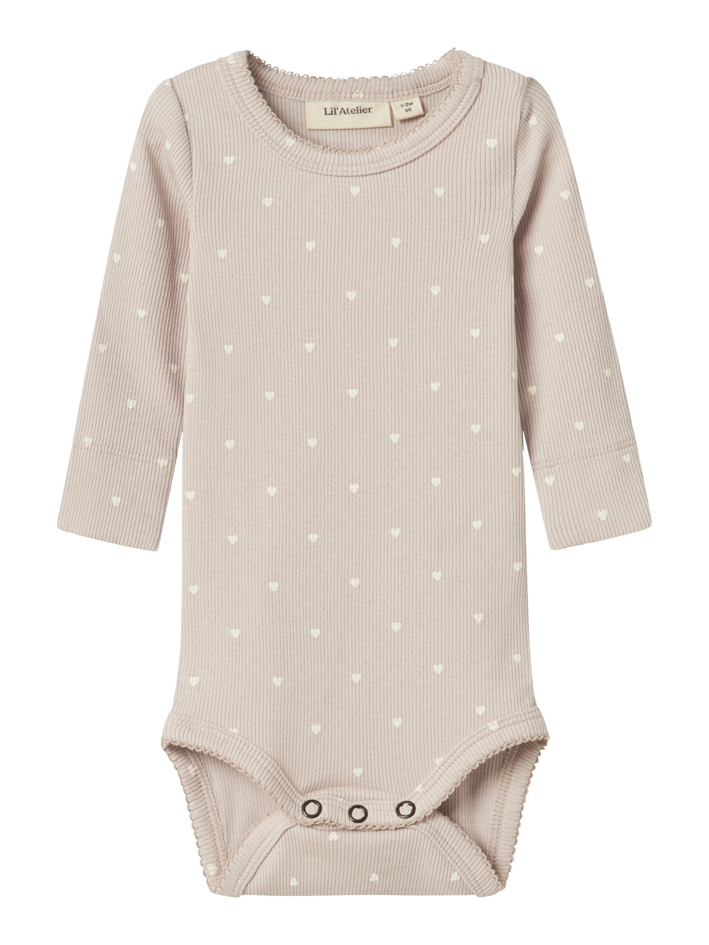 Lil' Atelier Body à manches longues »NBFGAGO LS SLIM BODY LIL NOOS« Baumwollmischung