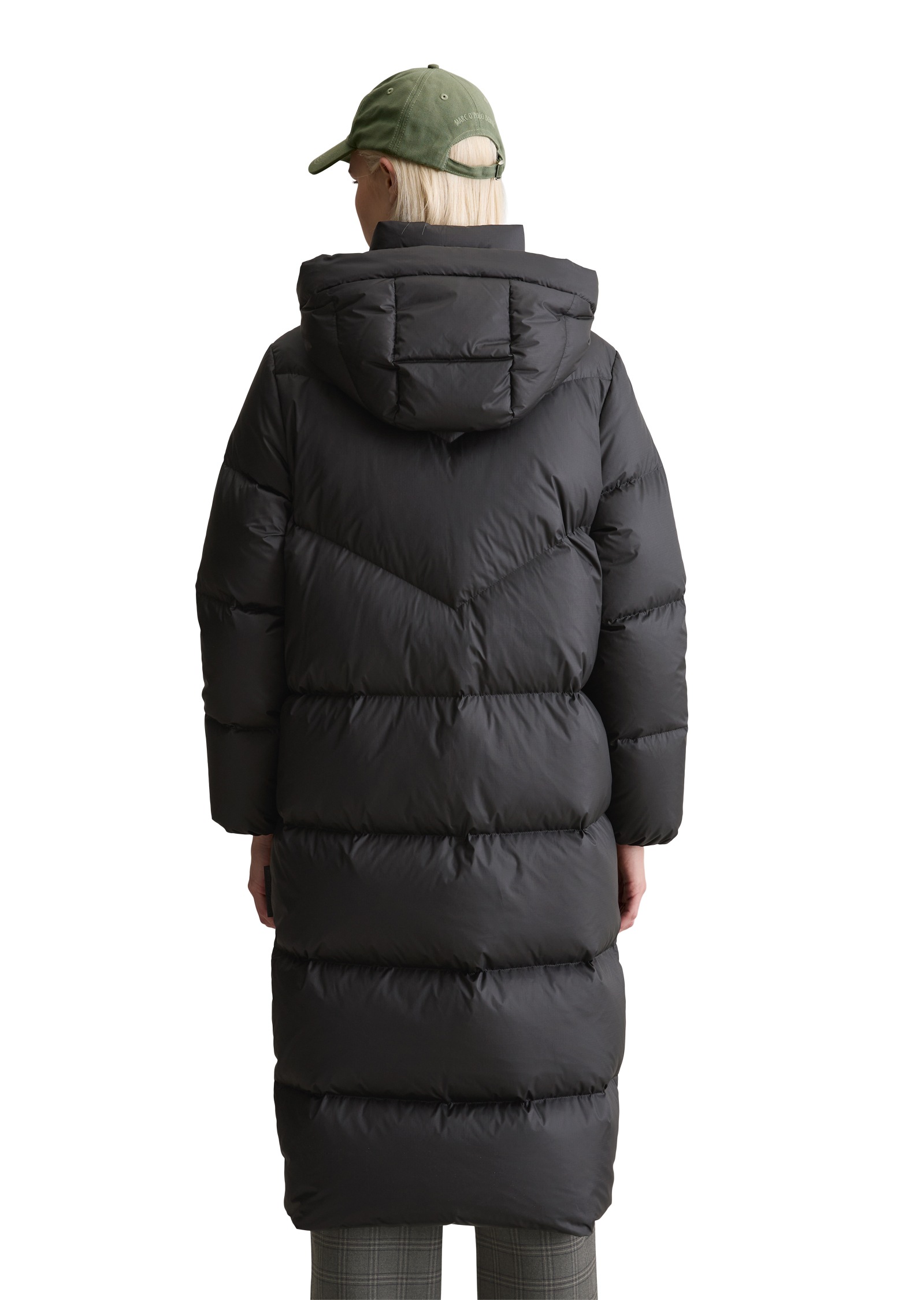 Marc O'Polo DENIM Manteau en duvet Wintermantel, 2-Wege-Reissverschluss, relaxed fit, Kapuze abnehmbar