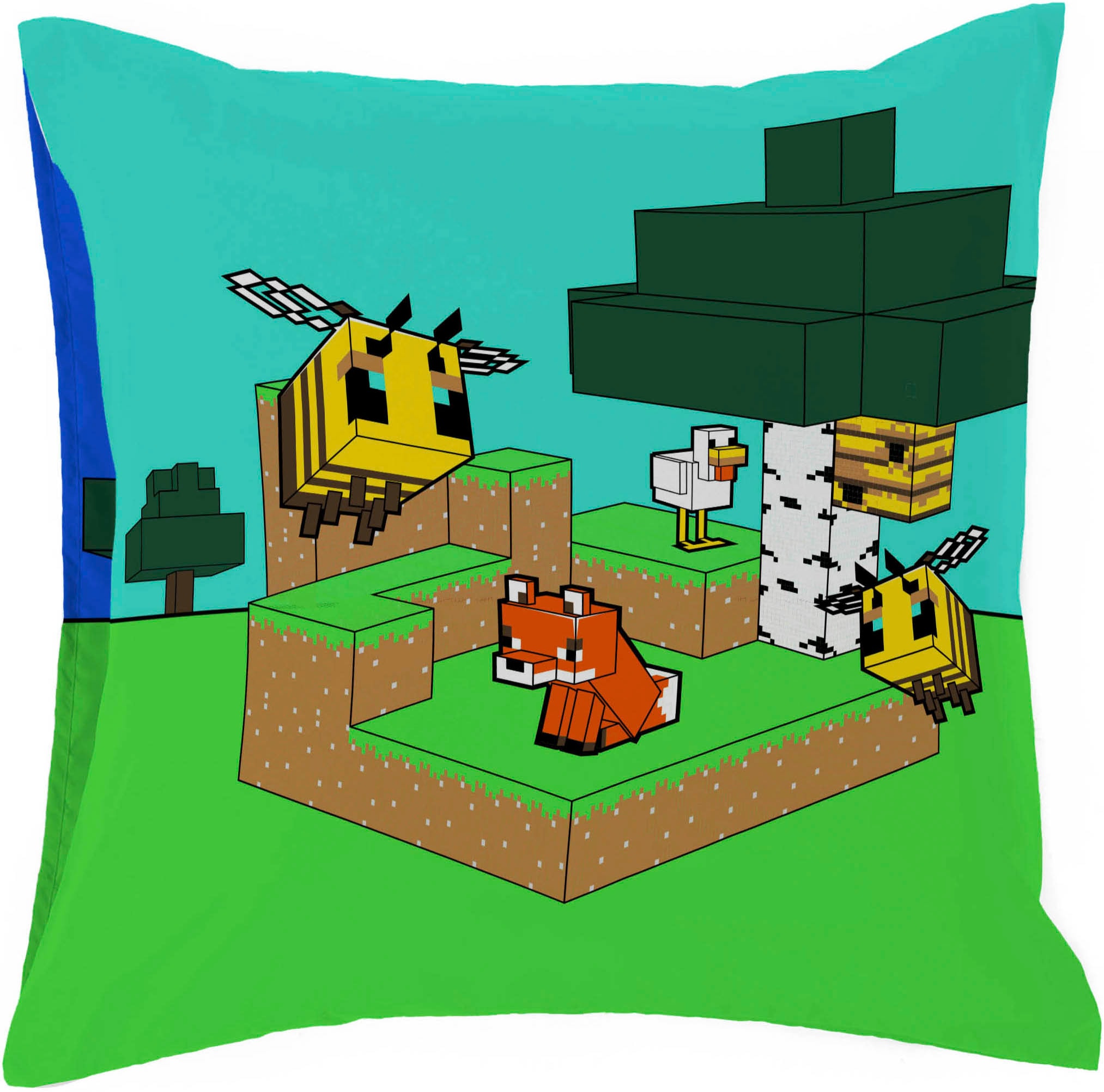 Minecraft Linge de lit pour enfants »Minecraft Creative« 2 100% coton