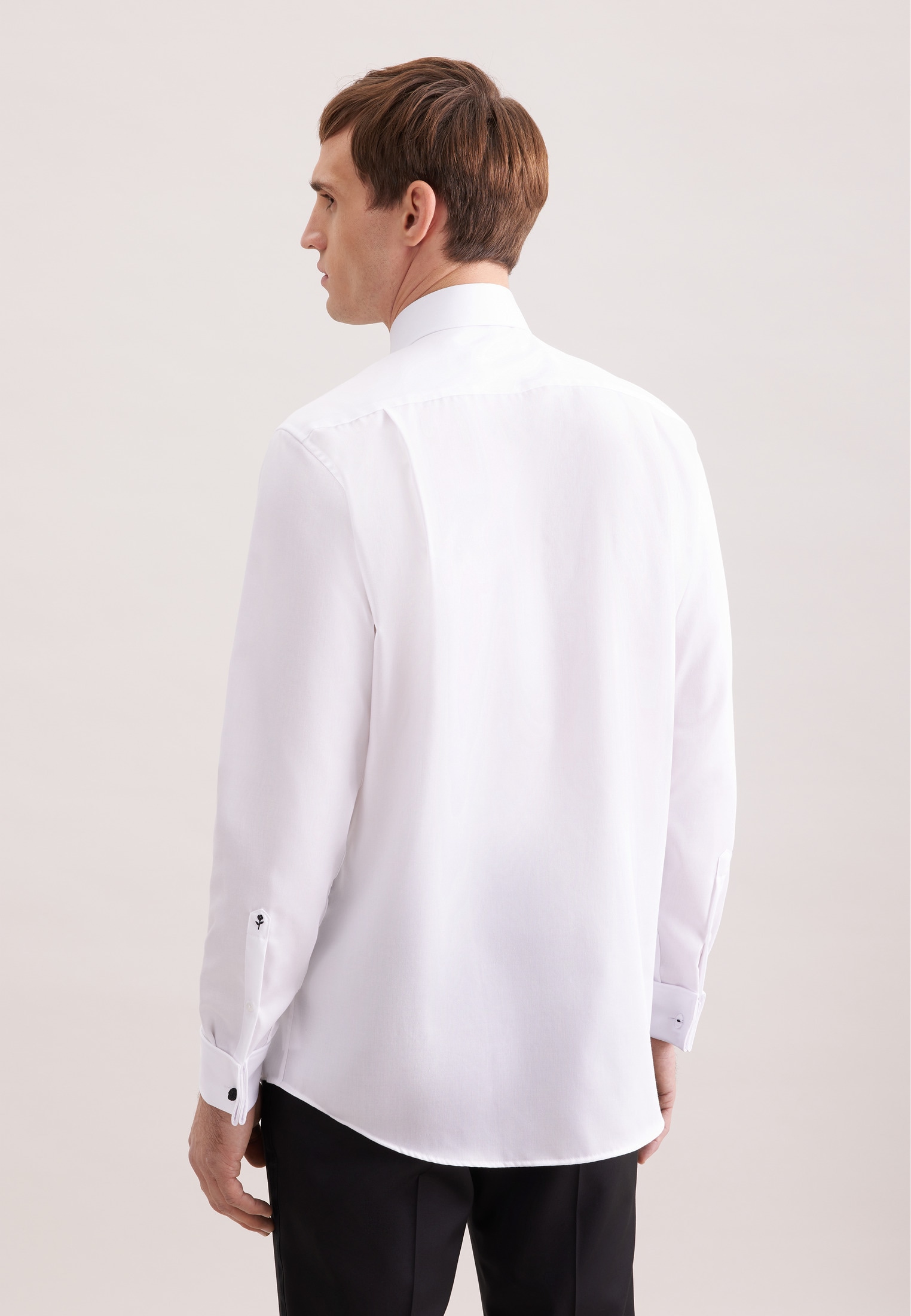 seidensticker Chemise de smoking col Kent uni Regular 1/1