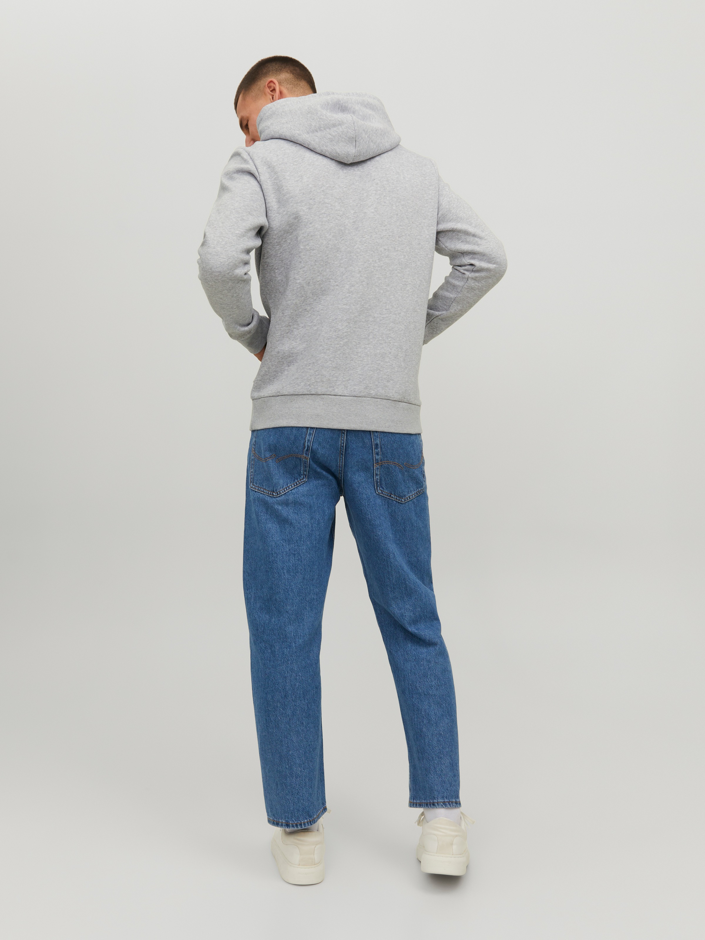 Jack & Jones Sweat à capuche »JJECORP  Kapuze und Frontprint«, bedruckt, modisch, regular fit, Baumwollmischung, Rundhals
