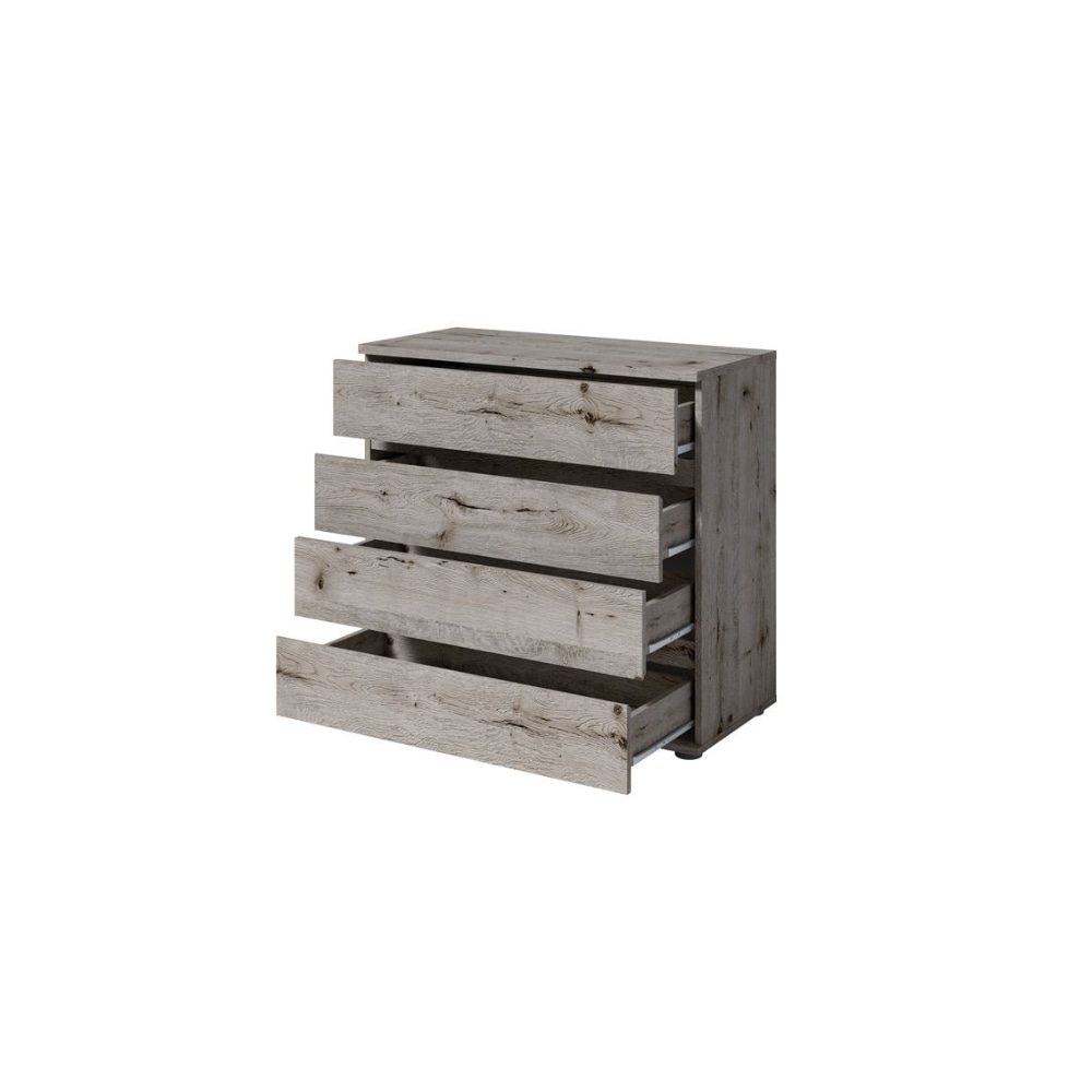 Home affaire Commode »PRESSAC Sideboard mit 4 Schubladen, Masse B/T/H: 91,5/42/85 cm« Schubladenschrank mit viel Stauraum, in 2 Farben erhältlich