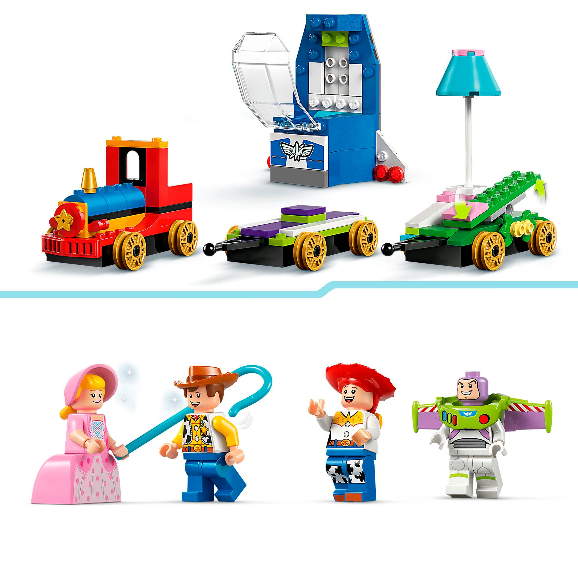 LEGO® Pions de construction »Partyzug und das Auto RC aus Toy Story (43264), LEGO Disney Pixar« Made in Europe