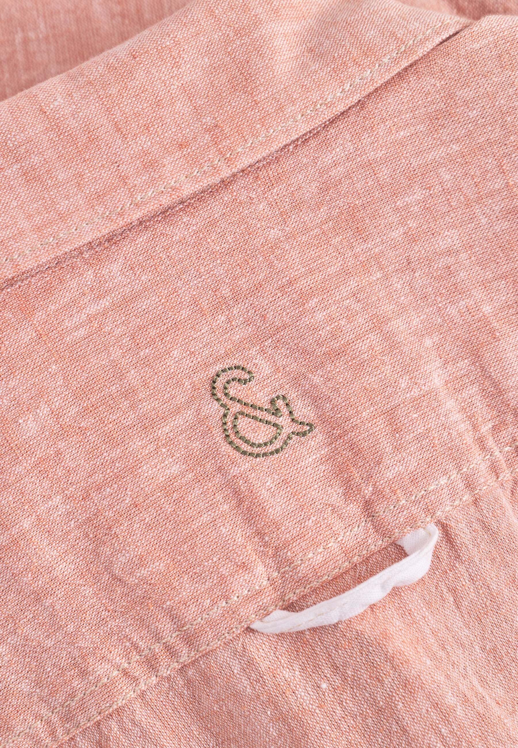 colours & sons Kurzarmhemd »colours & sons Kurzarmhemd Shirt-Linen Blend Kent«