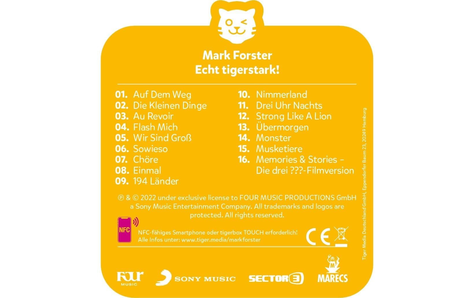 TigerMedia Lautsprecher »Mark Forster« ( )