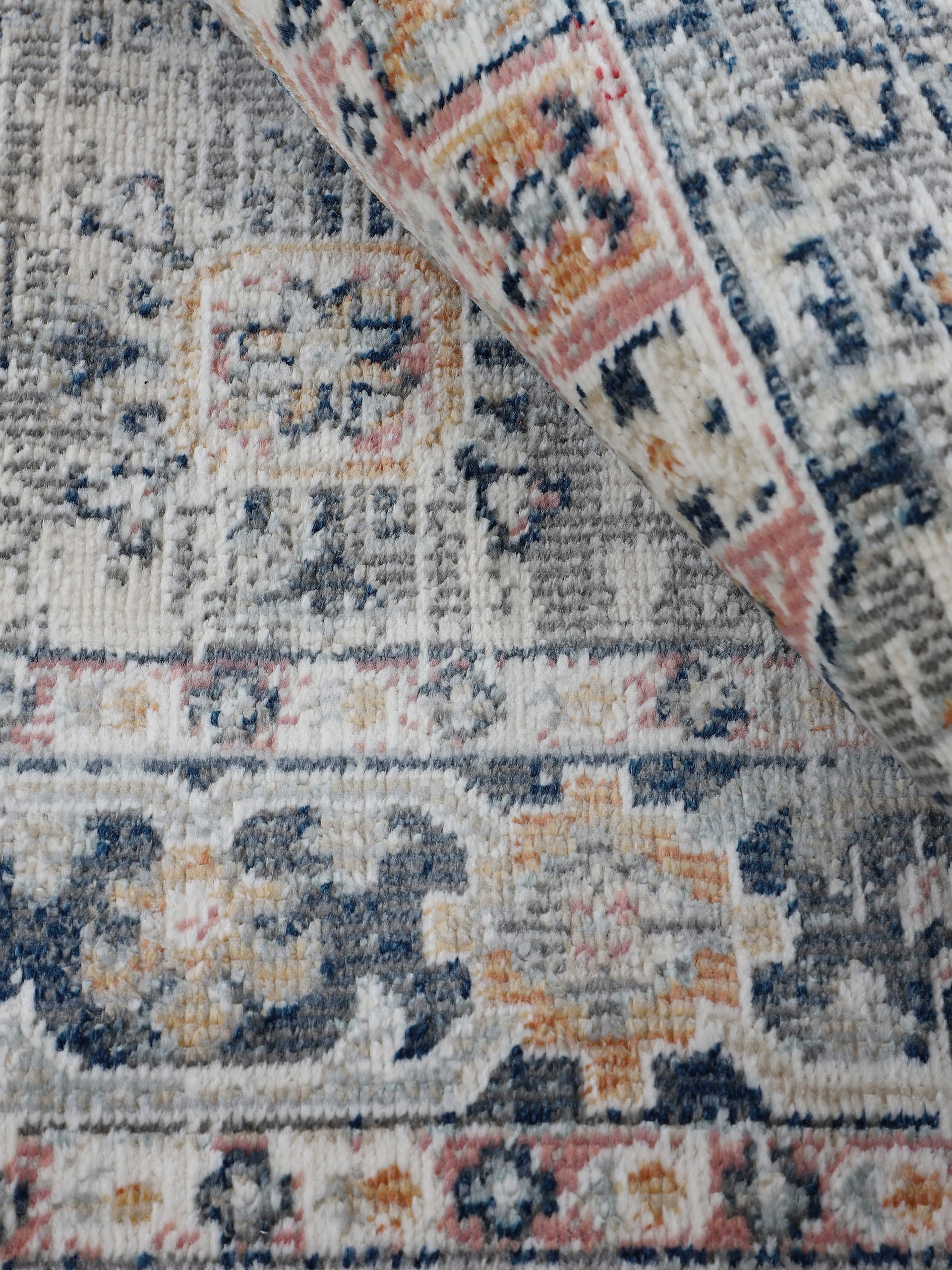 carpetfine Teppich »Omen_3« rechteckig 3 mm Höhe Orient Vintage Look, Wohnzimmer