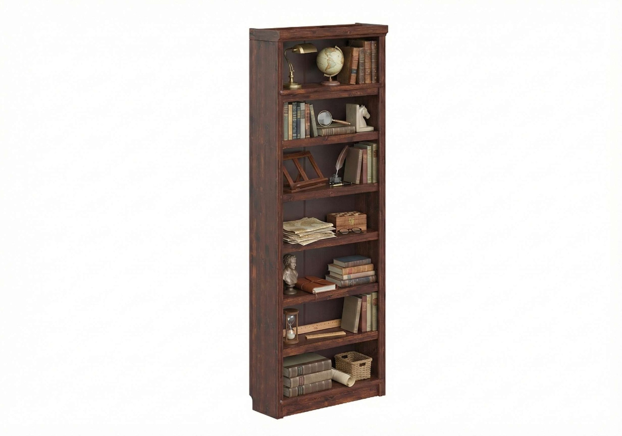 GOODproduct Bücherregal »Soeren Regal B/T/H: 80/29/220 cm« 7 offene Fächer, massive Kiefer, FSC®-zertifiziert