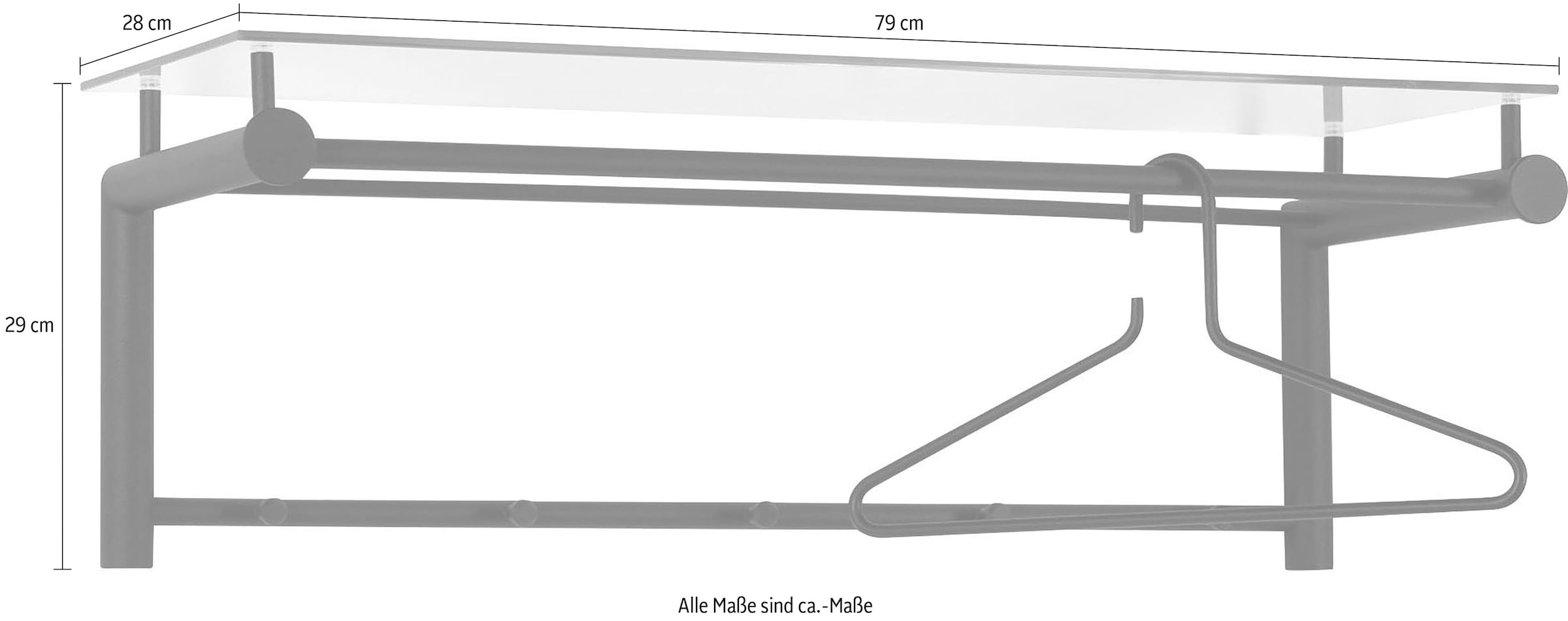 Spinder Design Porte-manteau »Suza« Largeur 79 cm