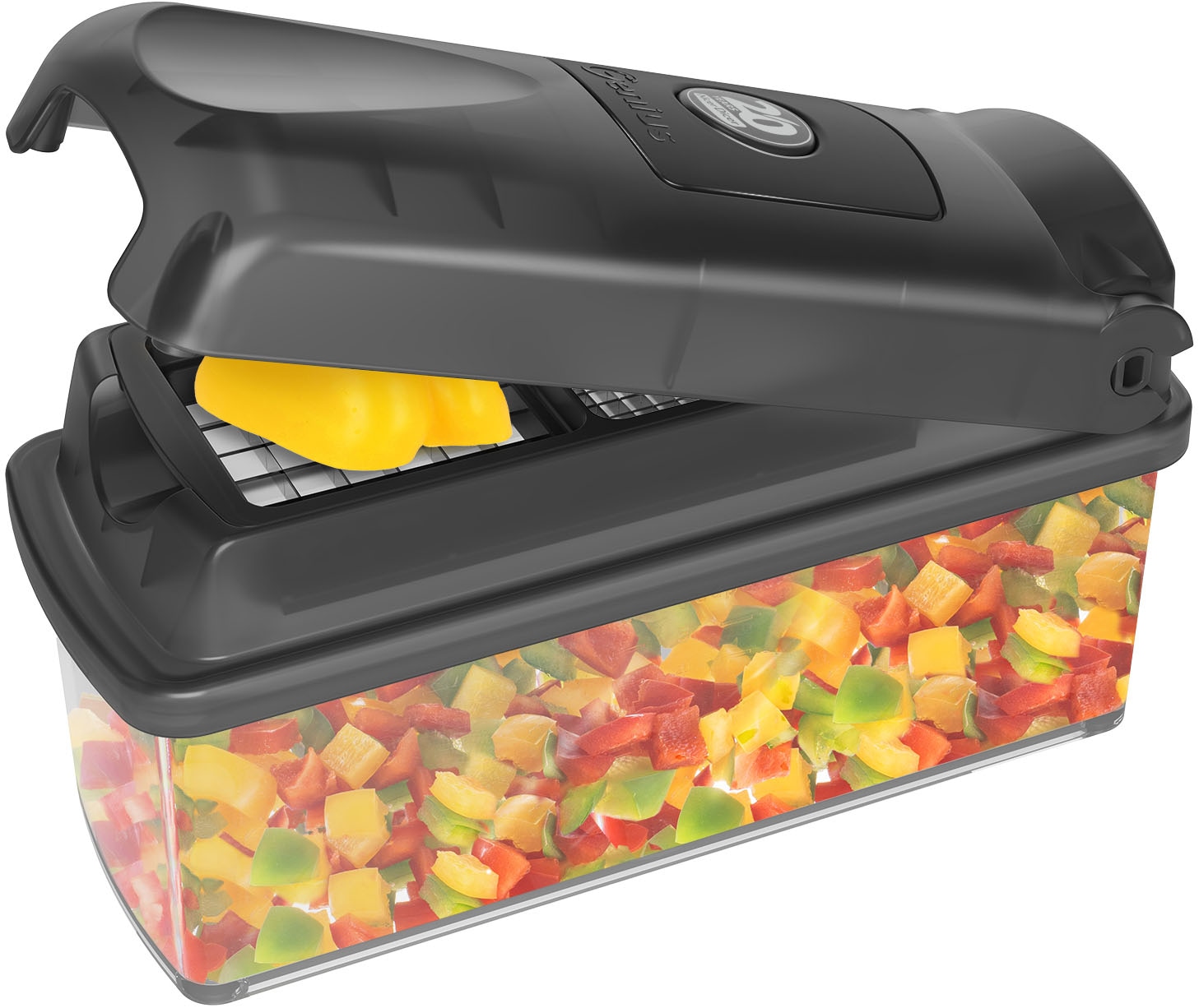 Genius Coupe-légumes »Nicer Dicer Plus Jubiläums-Edition, Set 13-tlg.« Zerkleiner mit XXL- Messereinsätze