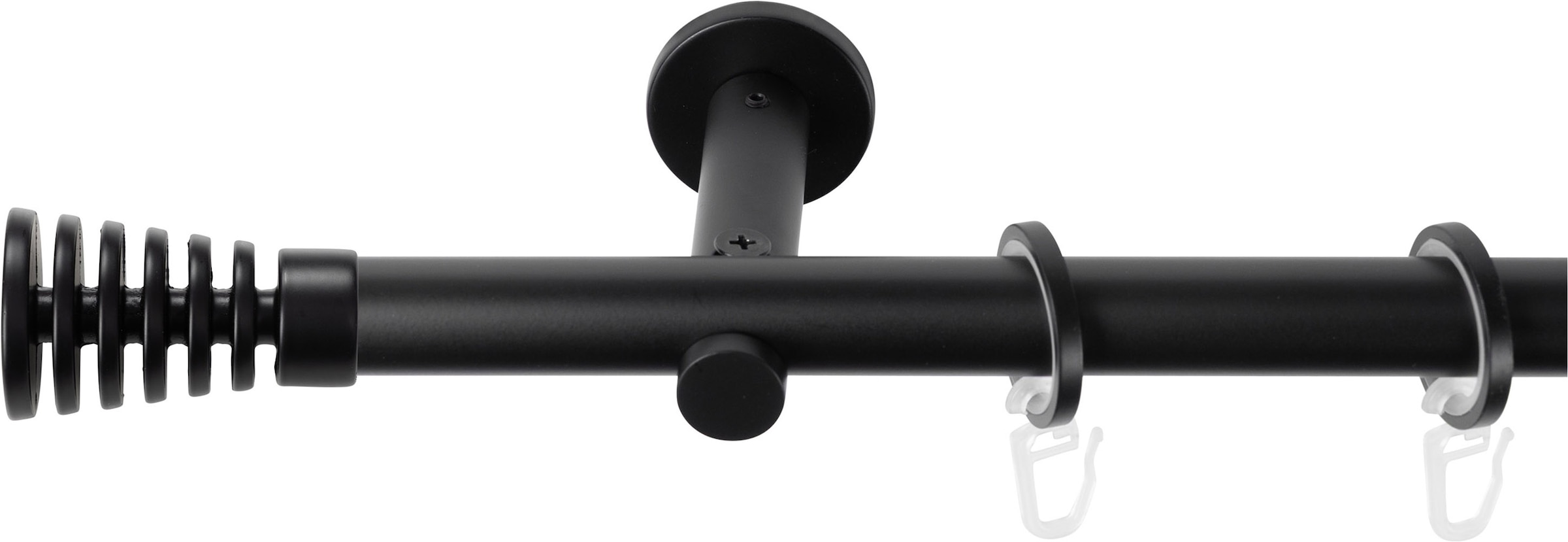 SN DECO GROUP Tringle à rideaux Ø 19 mm 1 course-läufig Fixmass;kürzbar