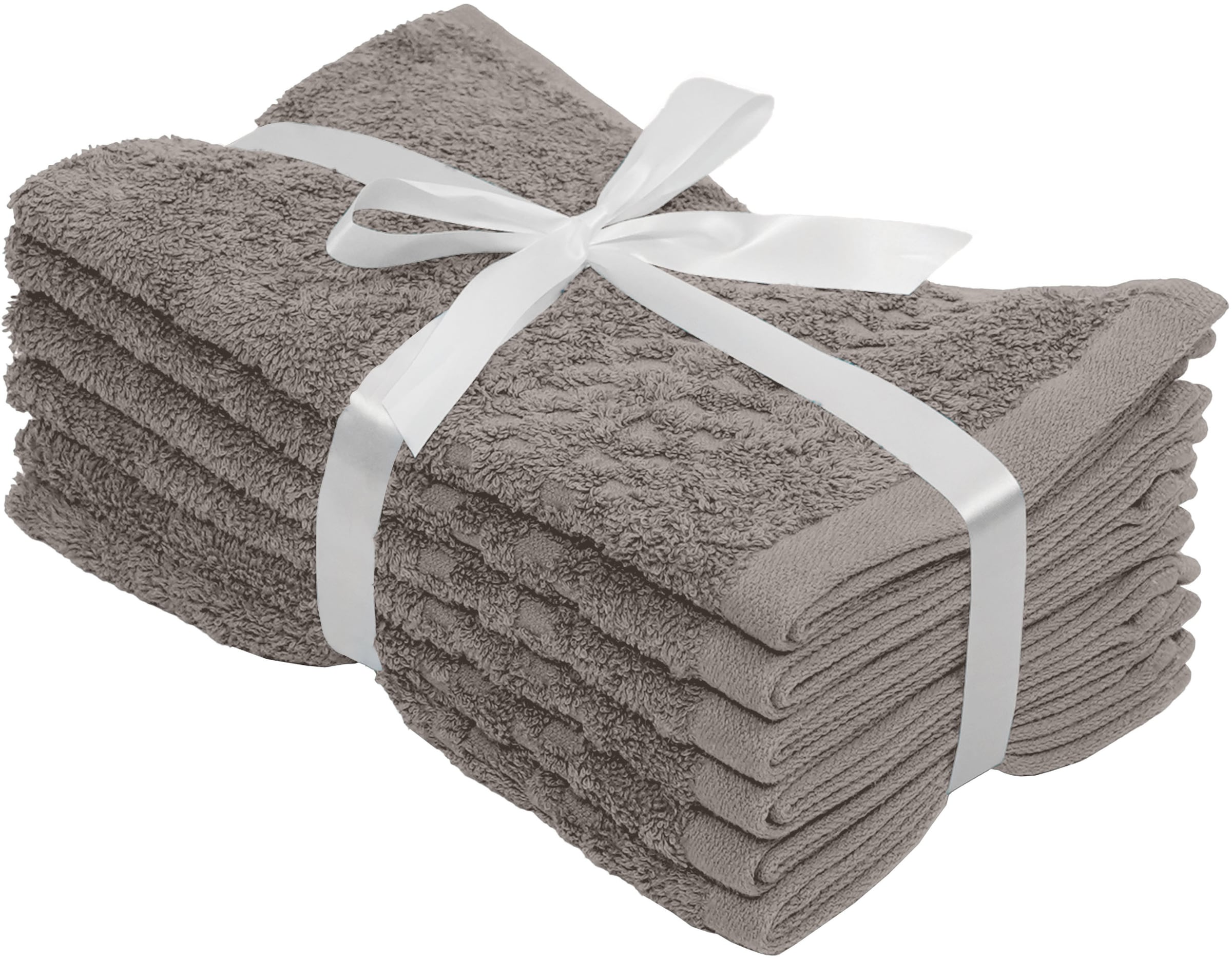 GOODproduct Gästehandtücher »Regona, Gästehandtücher 30x50cm, flauschig und weich, 500 gr/m²« Premium Handtücher mit Bordüre, Set, 100% Baumwolle, 5 Jahre Garantie