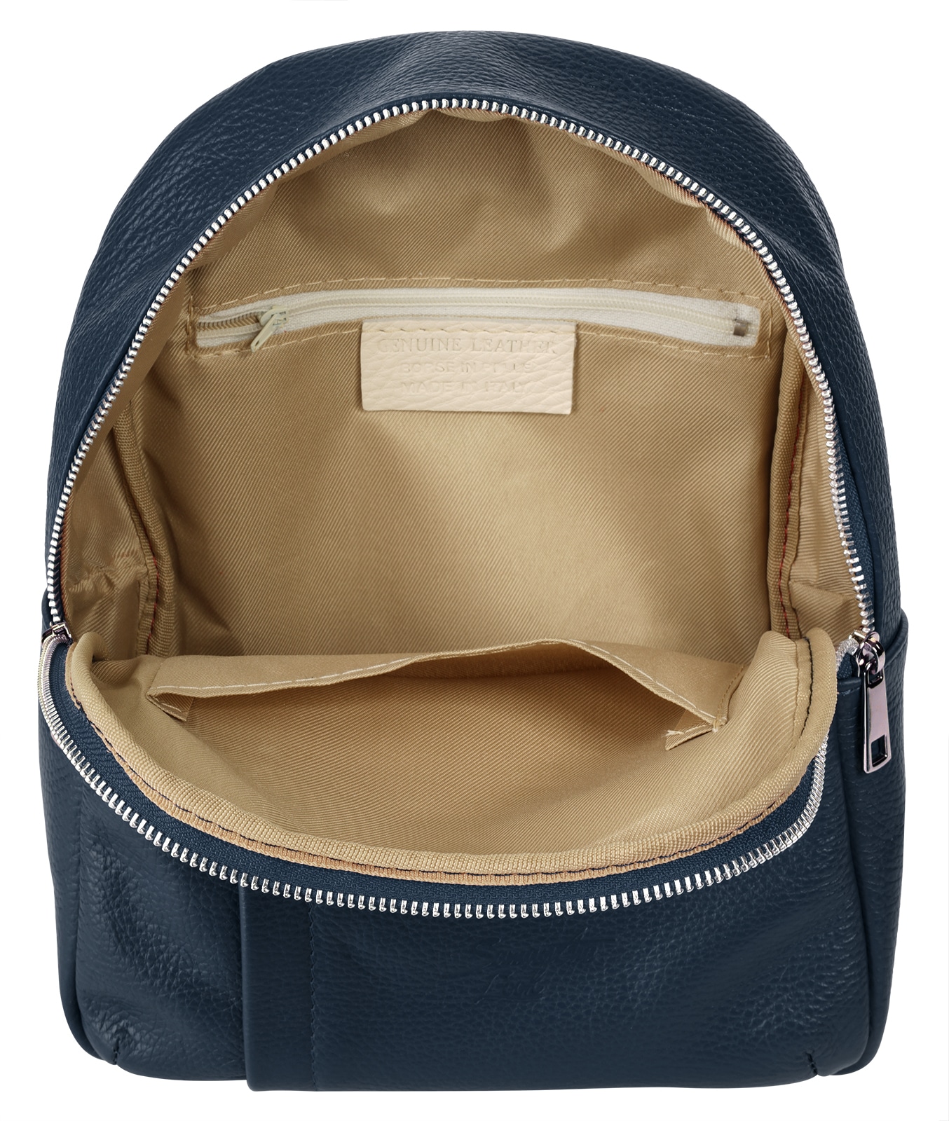 Samantha Look Cityrucksack Echt Leder, Made in Italy