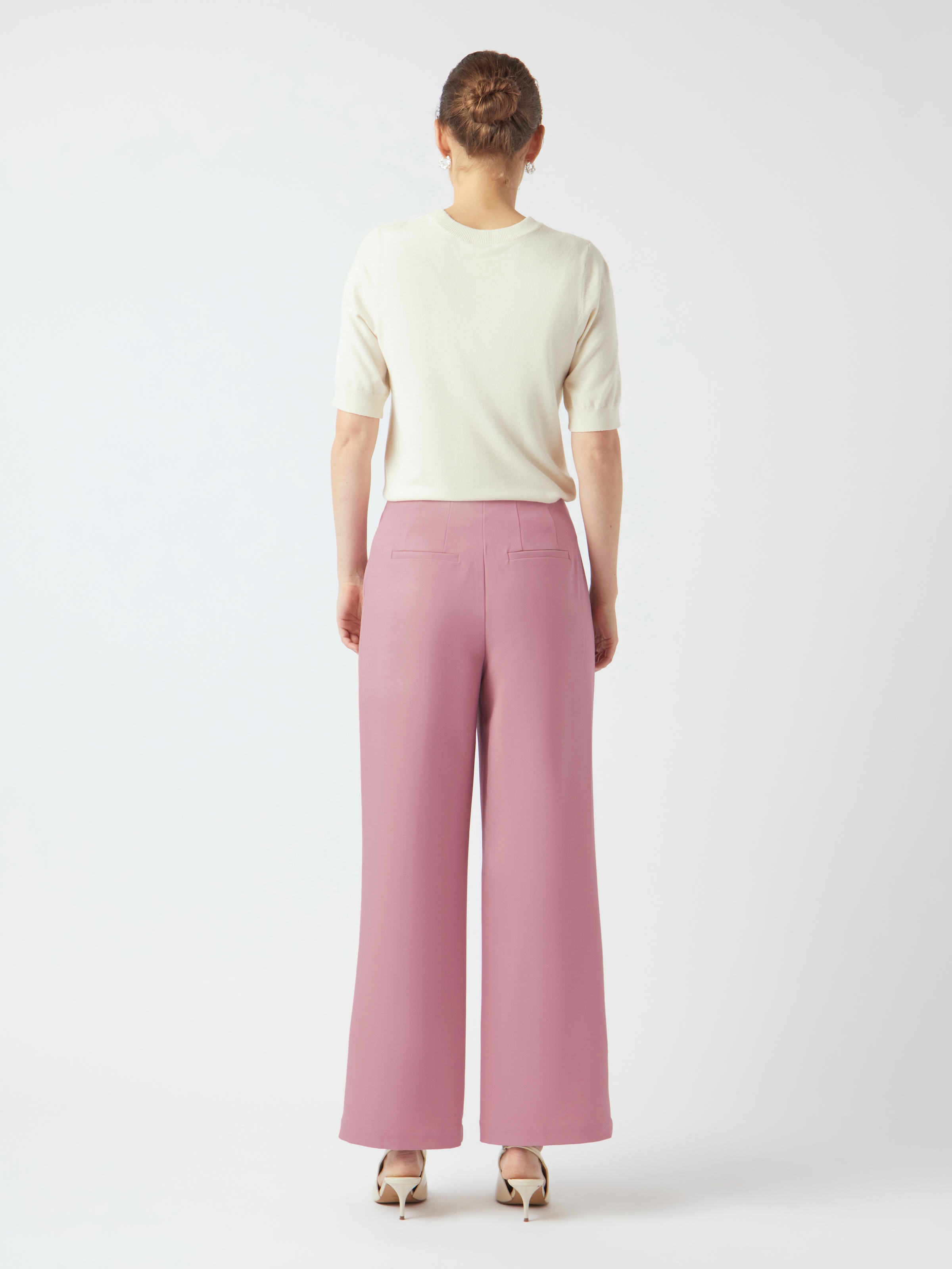 Y.A.S Pantalon de costume »YASREEMAJ HW PANT NOOS«  Regular Fit, Materialmix mit Stretch