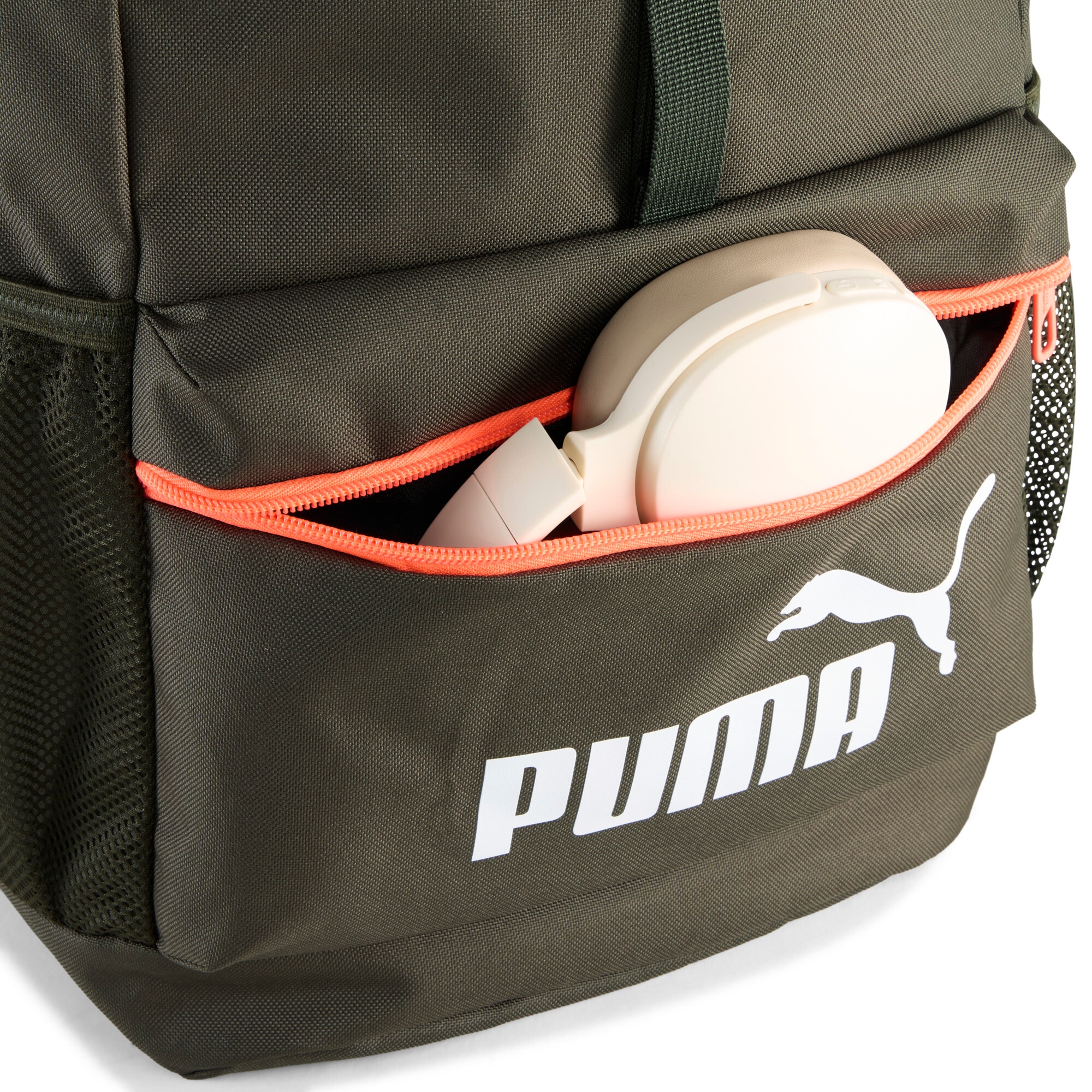 PUMA Rucksack »PHASE HOODED BACKPACK« für Erwachsene, sportlicher Stil, leichter Zugang zu den Fächern