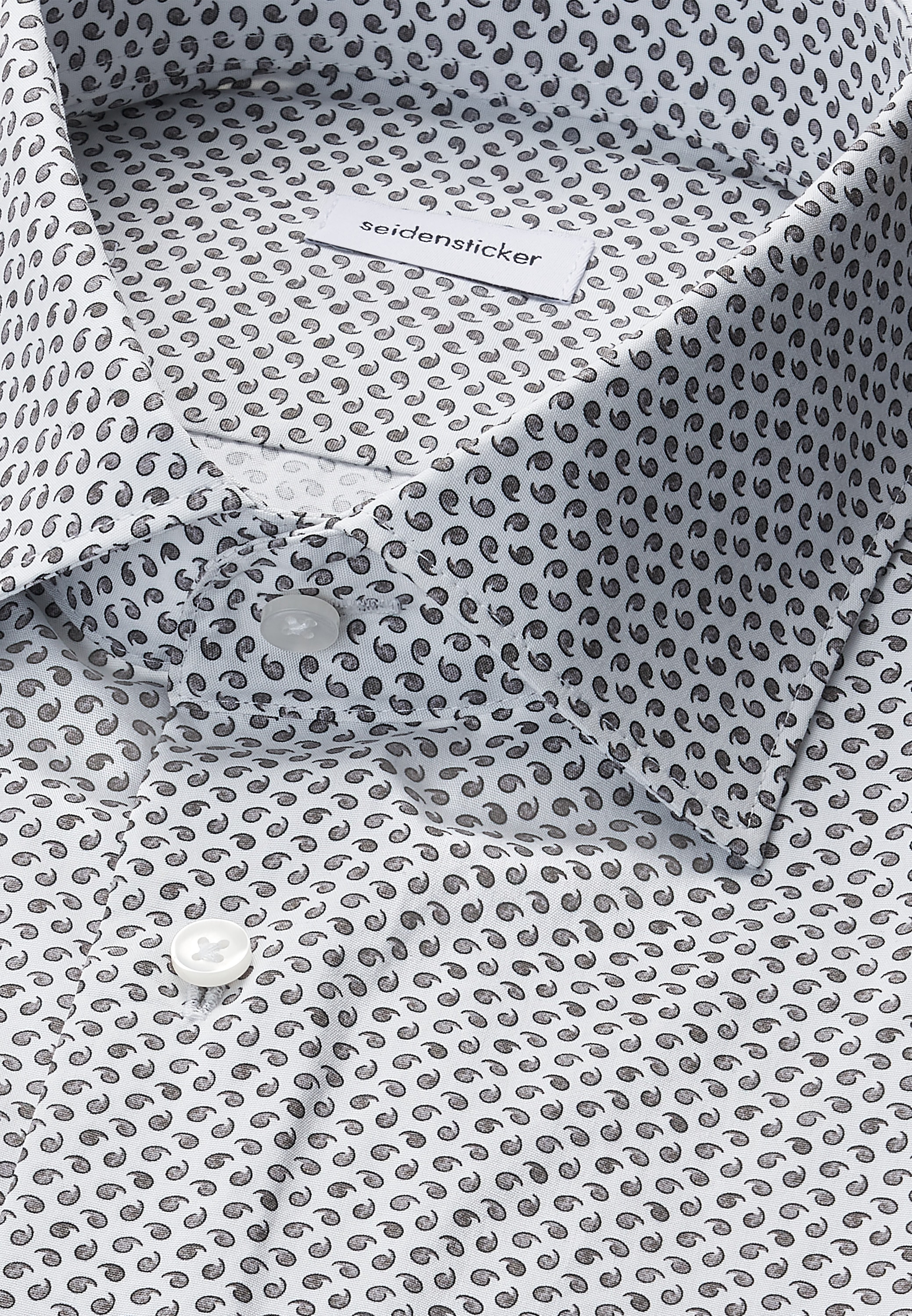 seidensticker Businesshemd »Schwarze Rose« X-Slim 1/1 Kentkragen Kettendruck