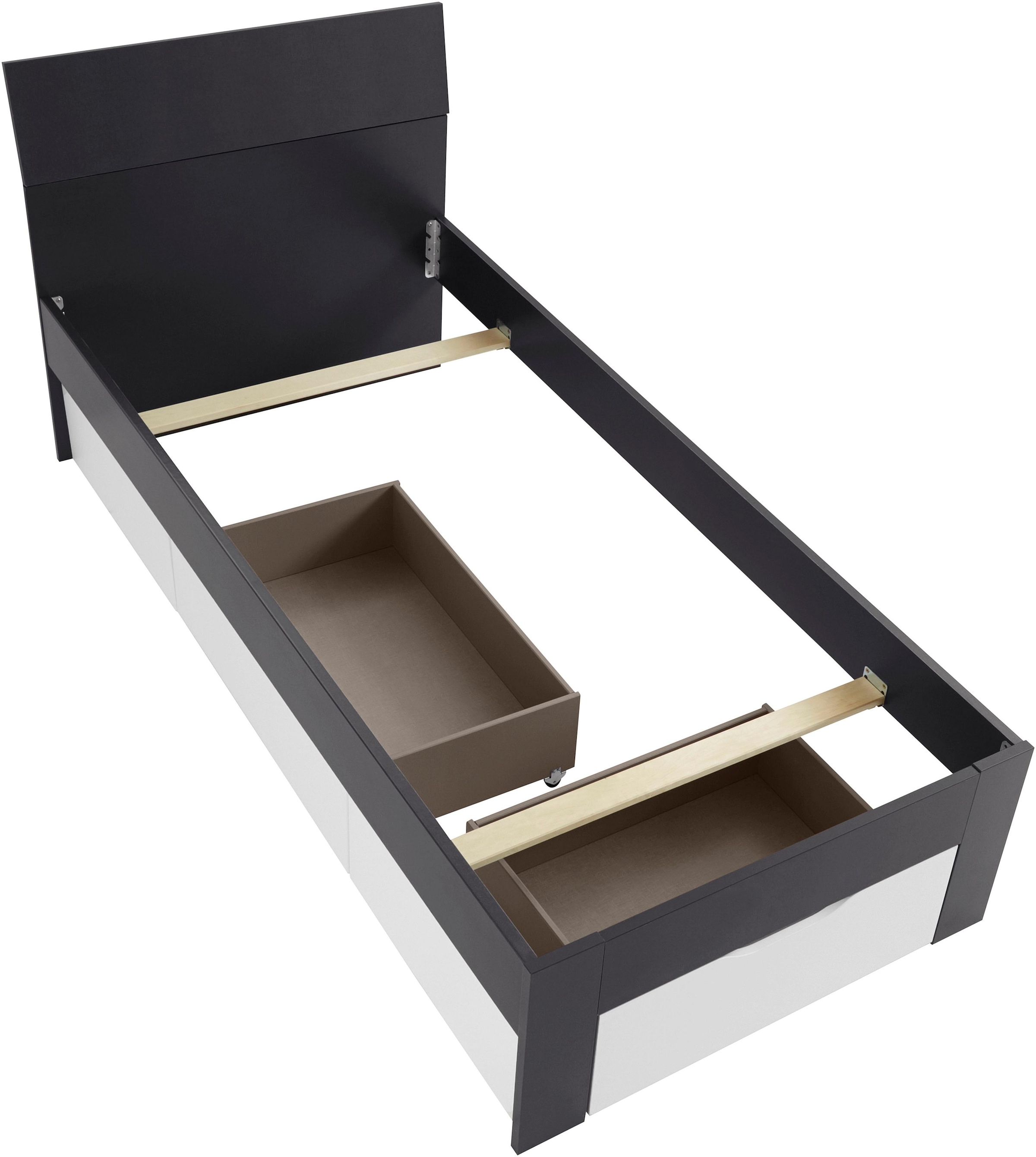 rauch Lit »Einzelbett Doppelbett Stauraum FLEXX Breiten 90/140/180 cm« Einzelbett Doppelbett Stauraum FLEXX Breiten 90/140/180 cm