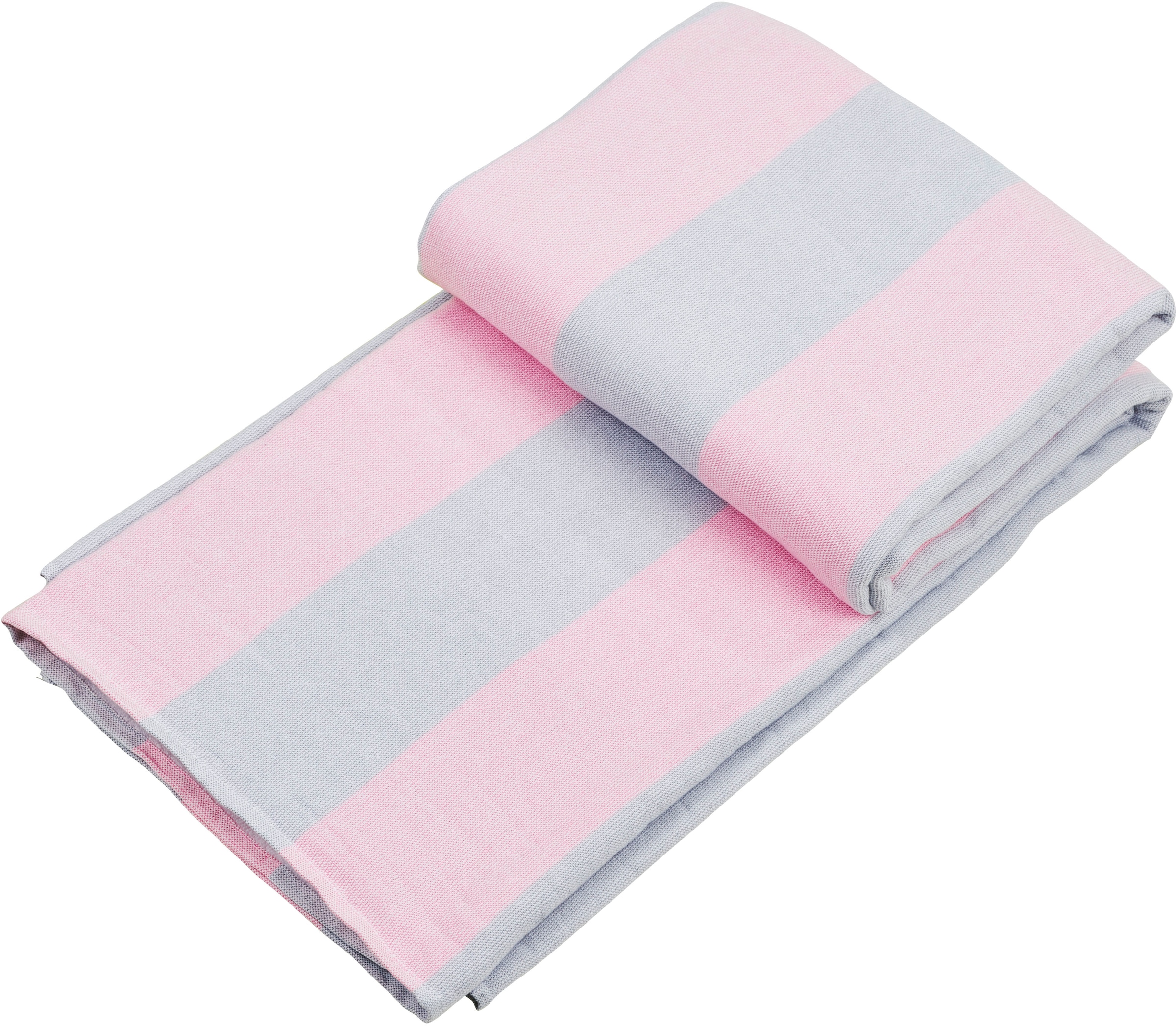 done.® Drap de hammam »California« Serviette de plage avec rayures colorées voyantes