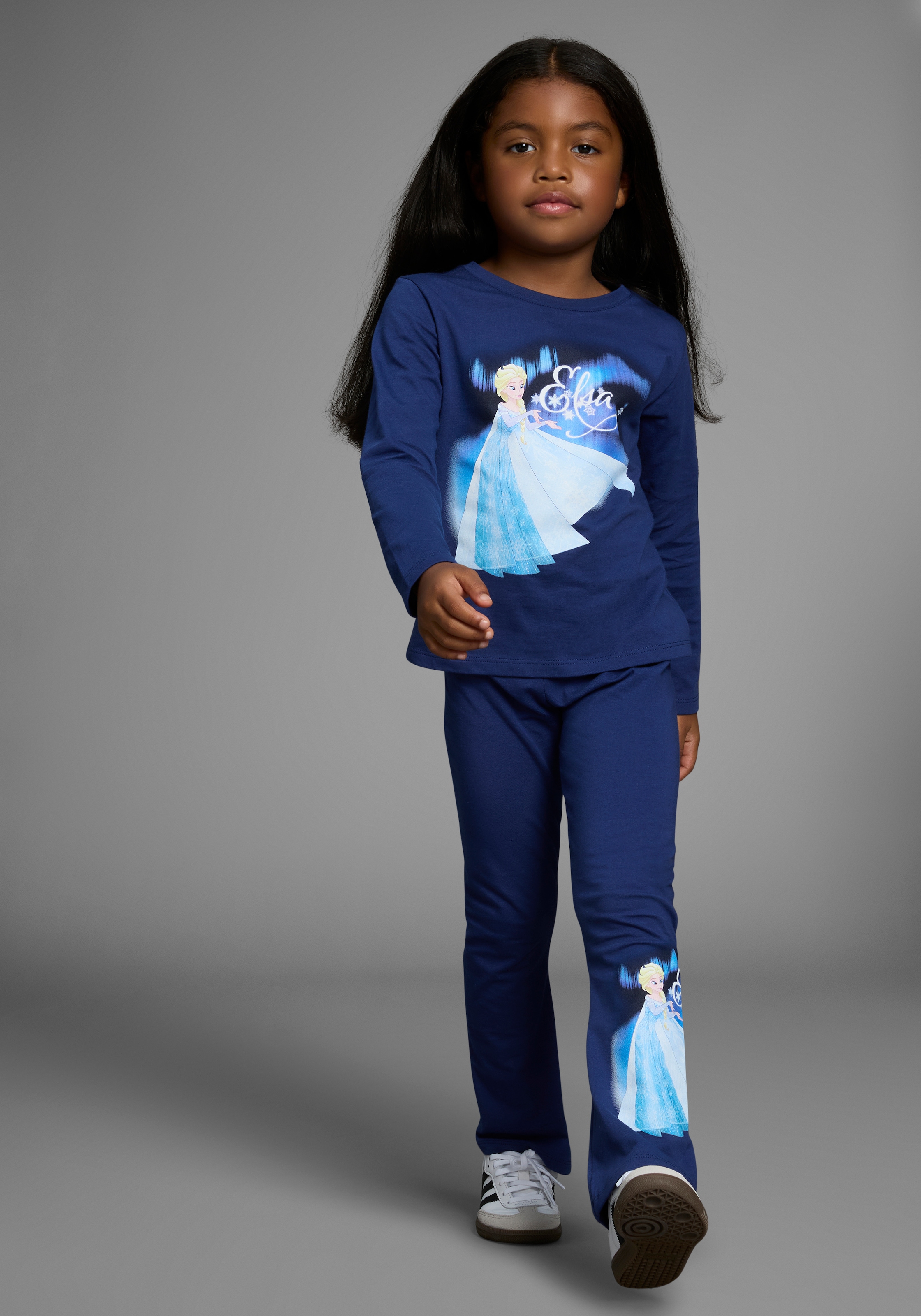 KIDSWORLD T-shirt à manches longues & leggings »Disney SET Frozen: ELSA« Set, 2 cuis tlg. Disney ELSA Drucke