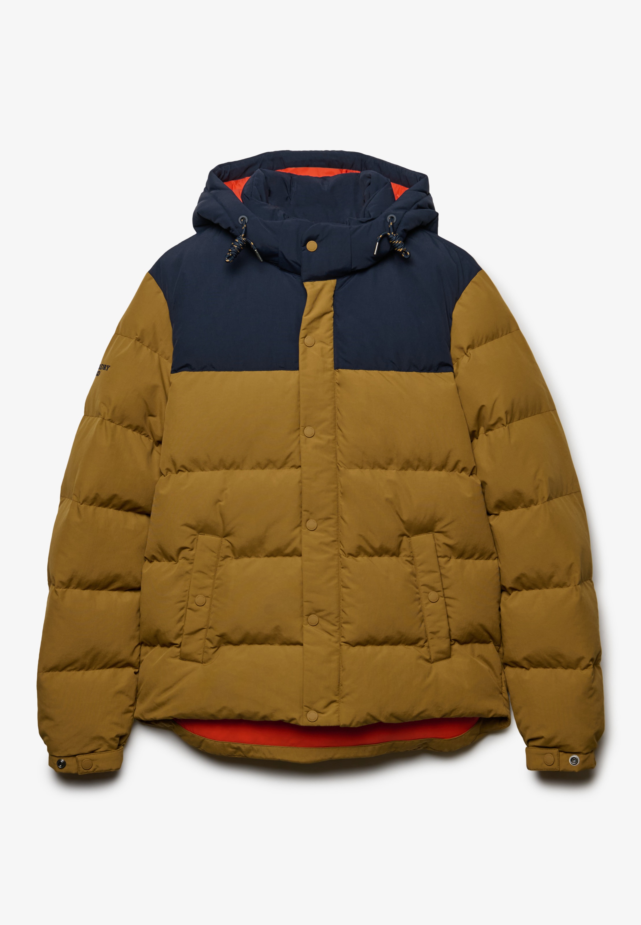 Superdry Steppjacke »EVEREST COL BLOCK PUFFER JKT« mit Kapuze Kunstfaser, relaxed fit