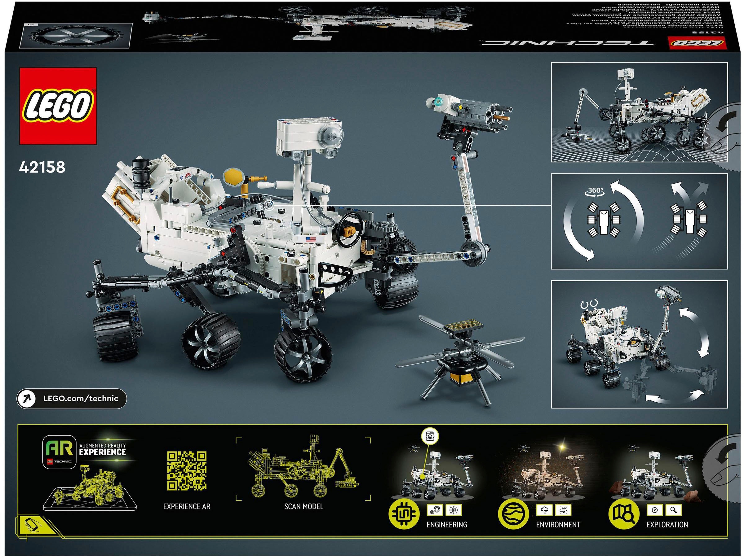 LEGO® Konstruktionsspielsteine »NASA Mars Rover Perseverance (42158), LEGO® Technic« Made in Europe