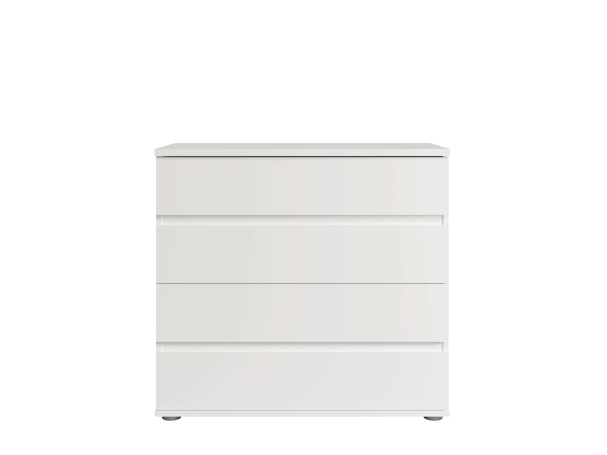 Home affaire Commode »Greti Sideboard mit 4 Schubladen, Masse B/T/H: 91,2/42/84,3 cm« Schubladenschrank mit viel Stauraum, weiss matt, Breite 91,2 cm