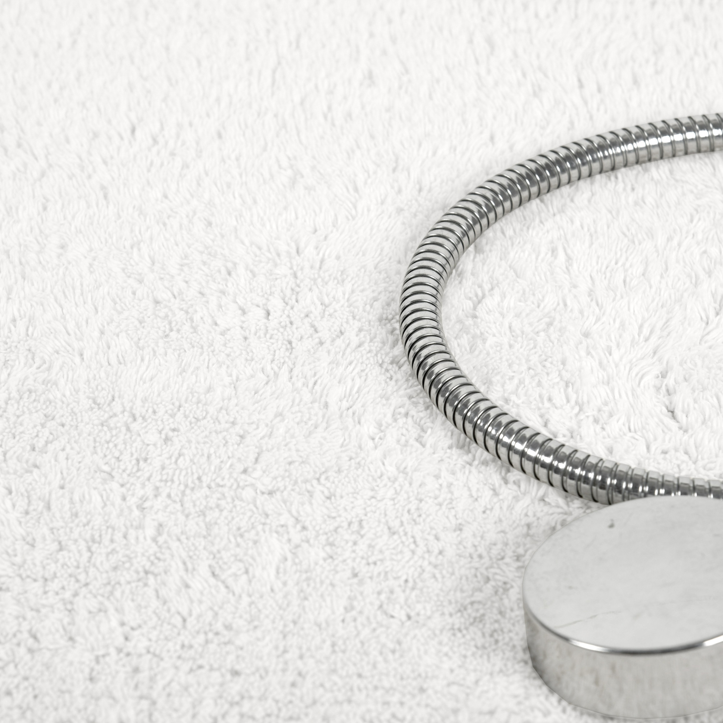 my home Badematte »Kapra, Badvorleger, Badezimmer Teppich« Höhe 14 mm beidseitig nutzbar | fussbodenheizungsgeeignet | strapazierfähig mit Bordüre, Badteppich, Badematte, Baumwolle