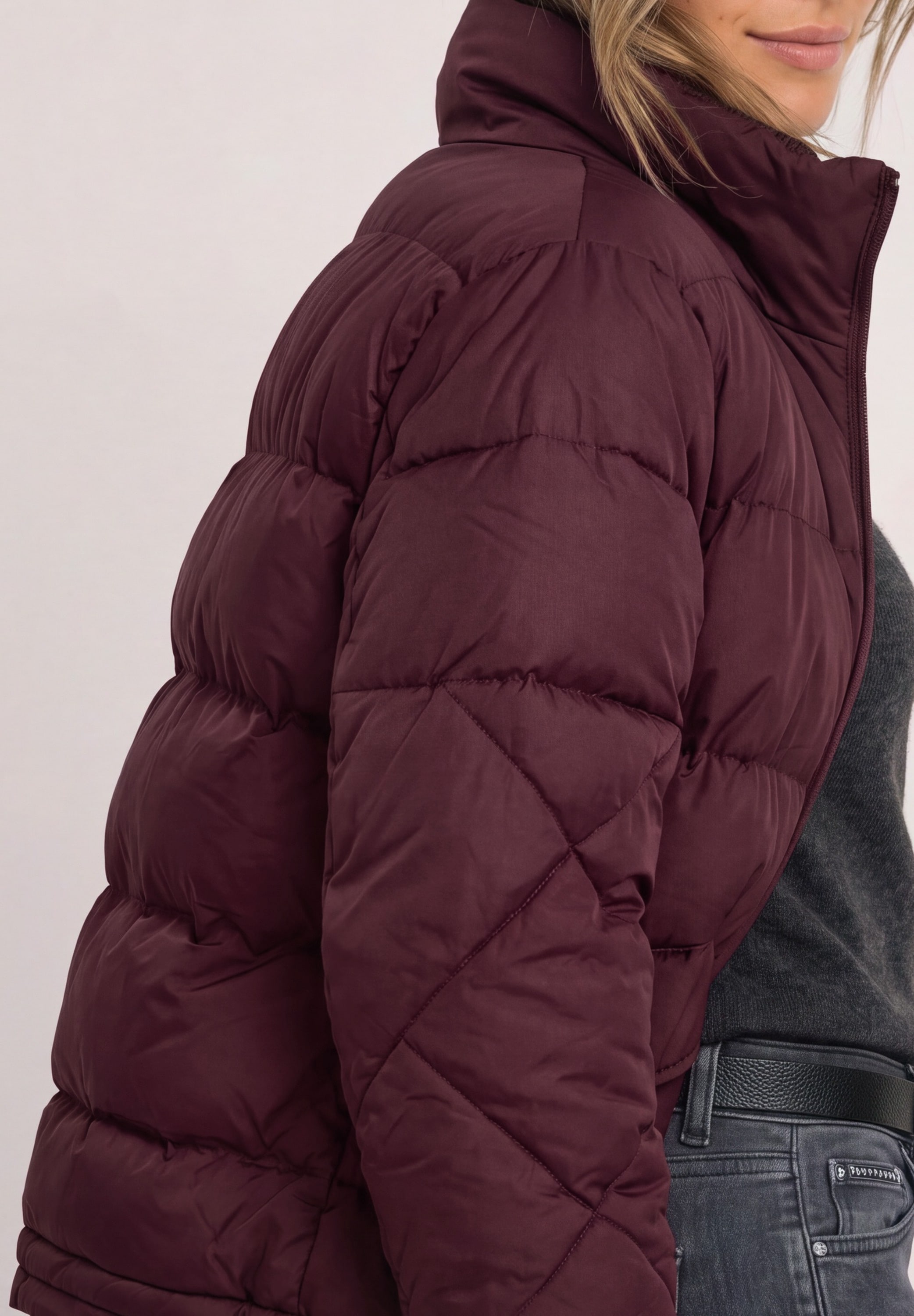STREET ONE Veste matelassée sans capuche imperméable, col montant