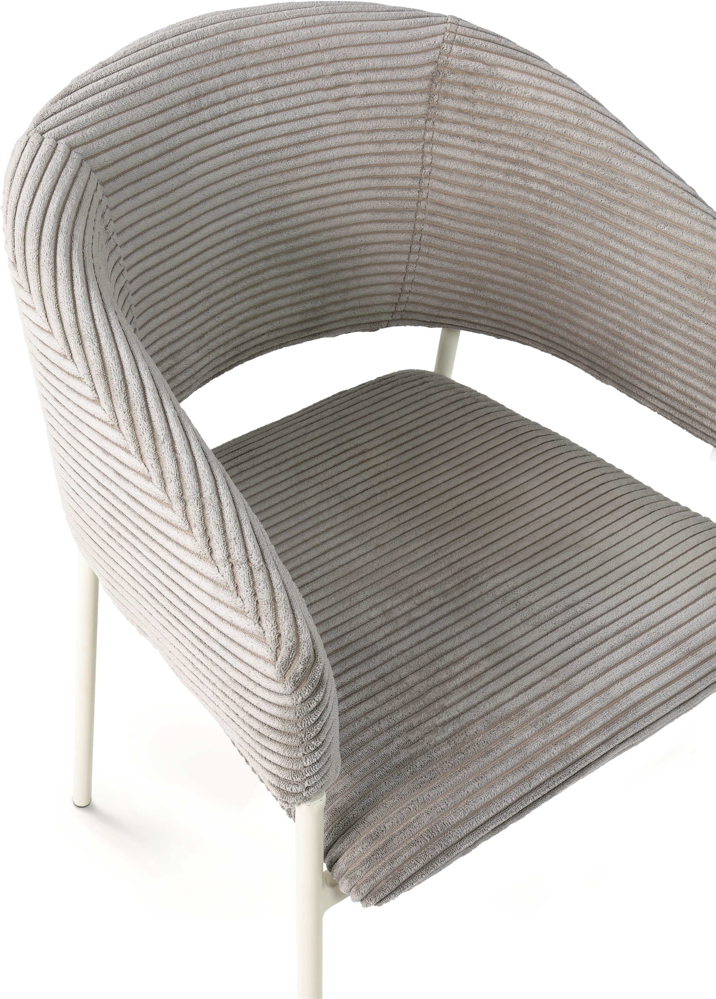 TOM TAILOR HOME Armlehnstuhl »EMBRACE ARMCHAIR« (Set) 2 Stk.Esszimmerstuhl, mit Armlehnen, 4-Fussgestell, Rückenausschnitt