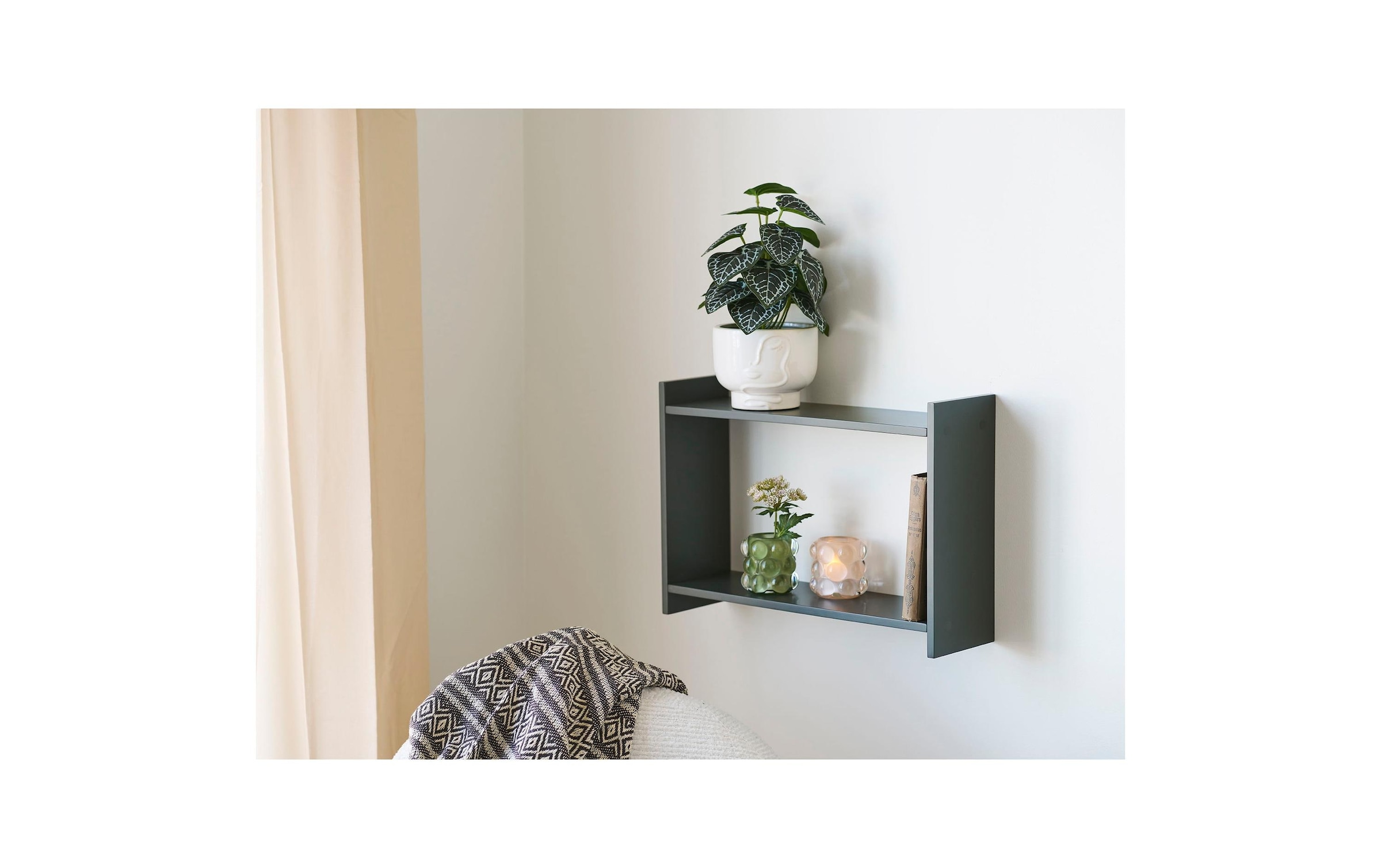 House Nordic Wandregal »Bamberg 14,5 x 50 x 35 cm«