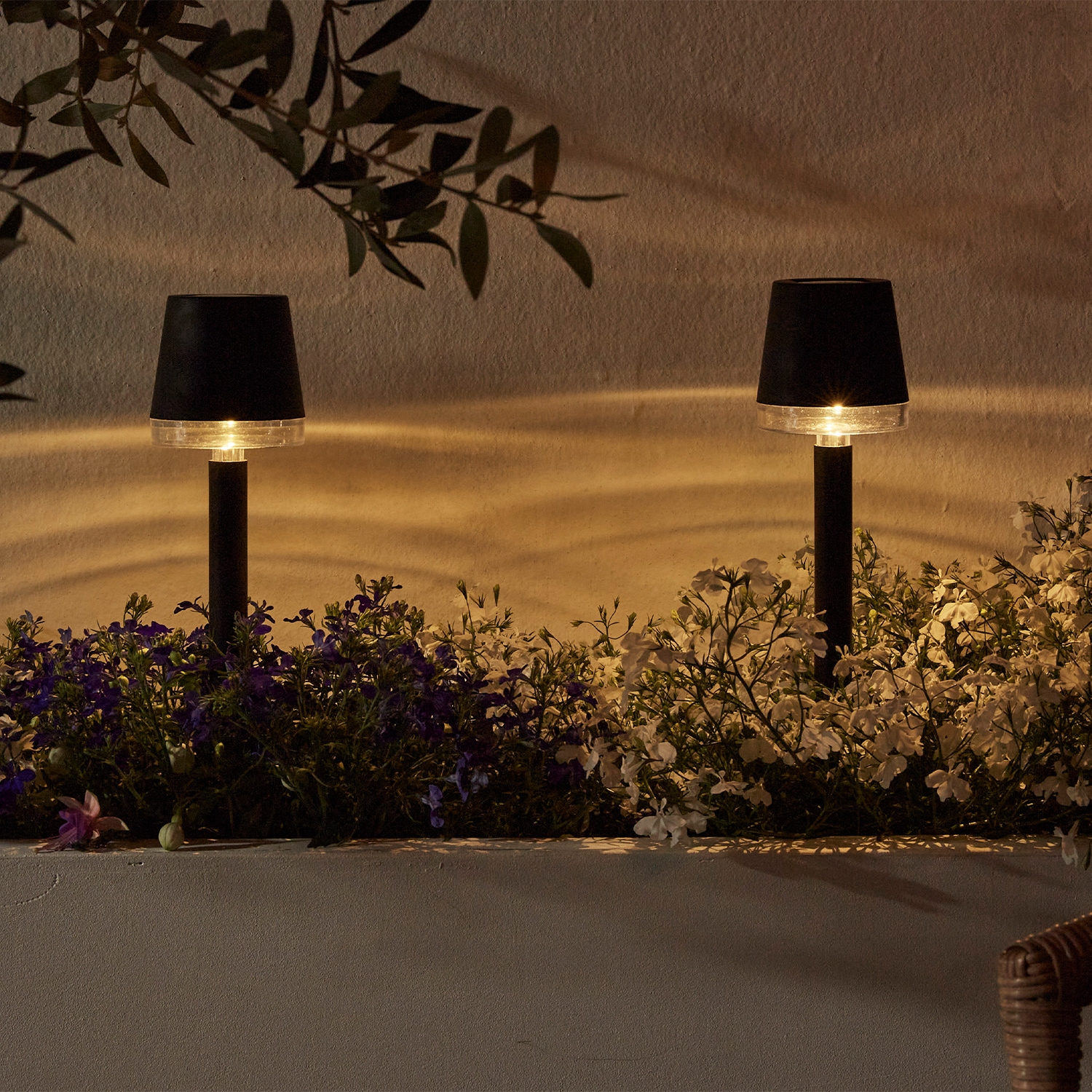 LUXFORM Gartenleuchte »Solar-Gartenlampe - Cala d'Or - 4 Stück« LED-Modul 4 Stk. Solarbetrieben