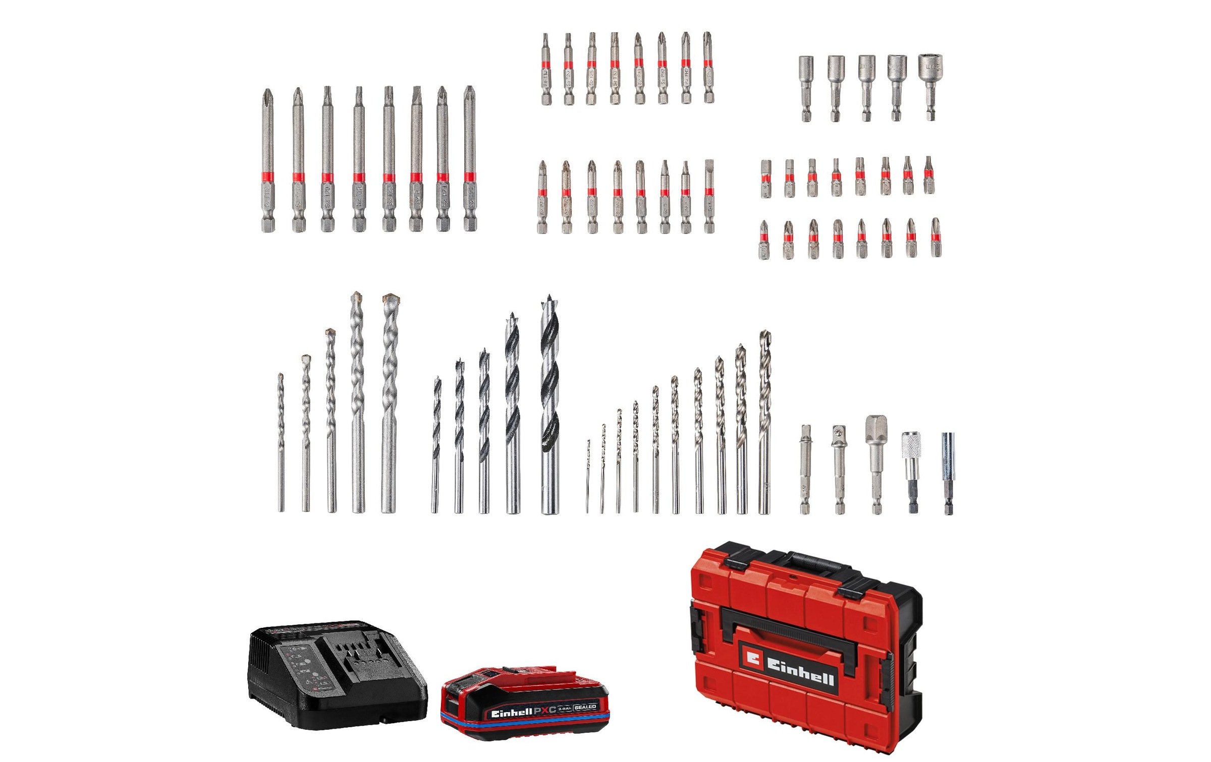 Einhell Perceuse-visseuse à percussion sans fil »Einhell Akku-Schlagbohrschrauber TP-CDD 18/701-C 70 Nm 18 V« Ensemble, 