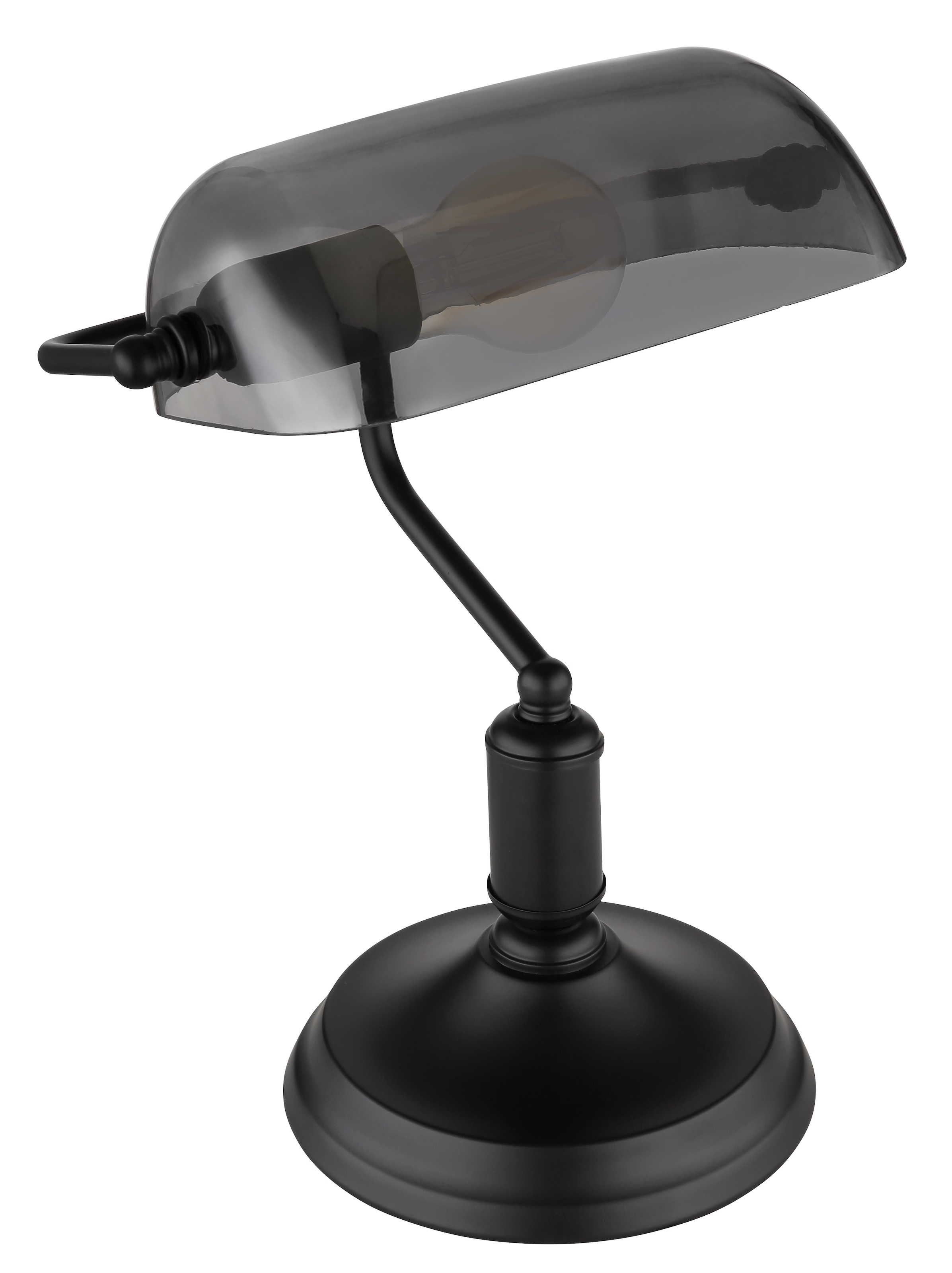 GLOBO LIGHTING Schreibtischlampe »ANTIQUE« E27 1 Stk. Klassische Schreibtischleuchte, Antik-look Tischleuchte, Bankerlamp